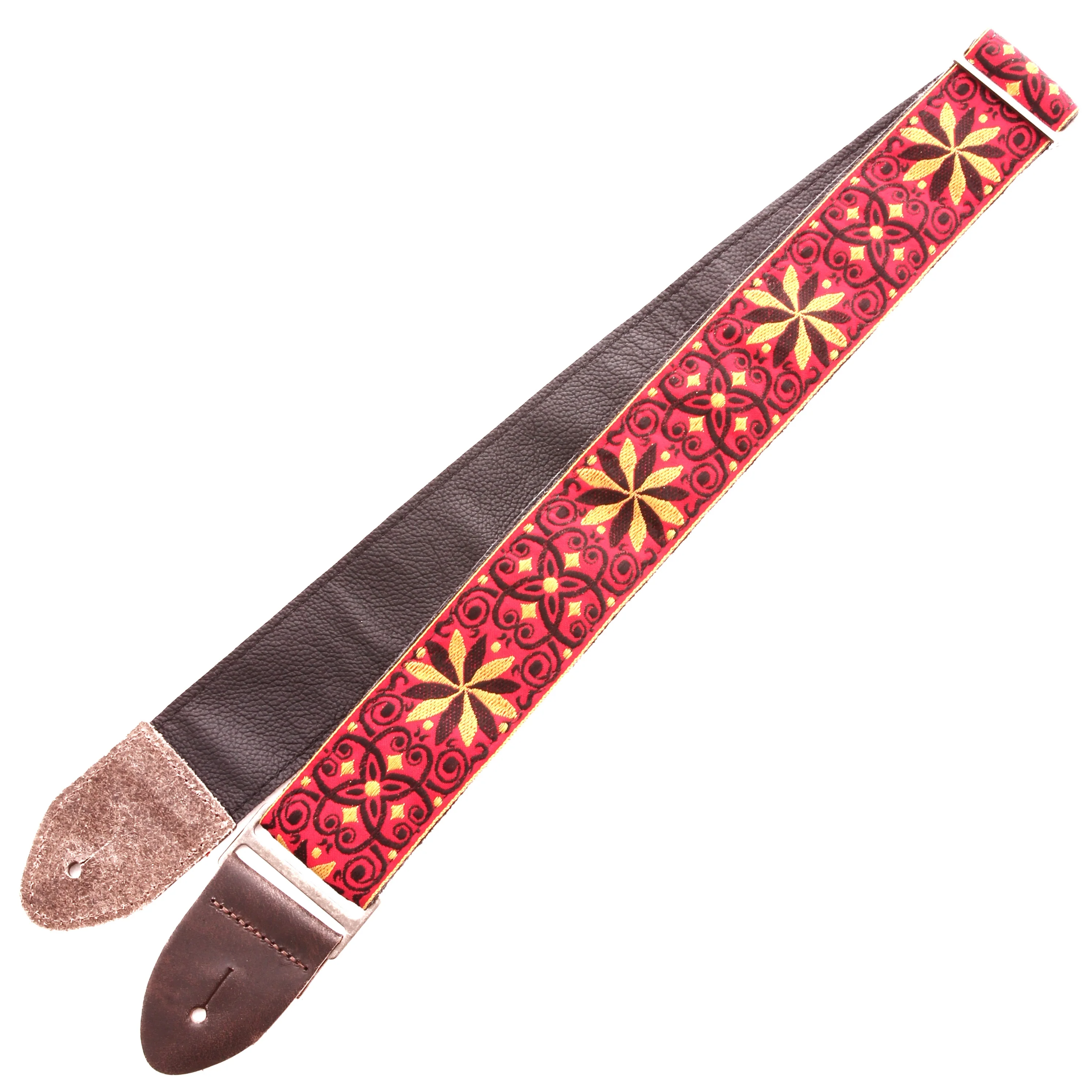 Levy 2" Jacquard Weave Guitar Strap with Hootenanny Design - Image 3