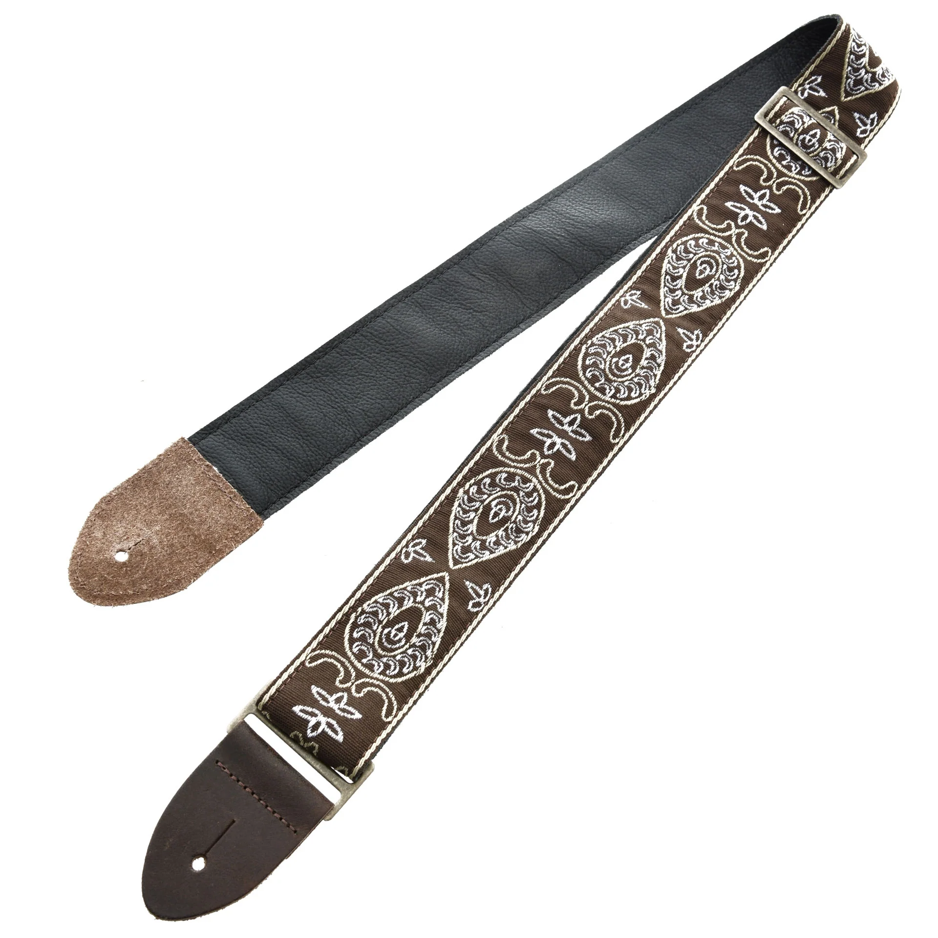 Levy 2" Jacquard Weave Guitar Strap with Hootenanny Design - Image 3