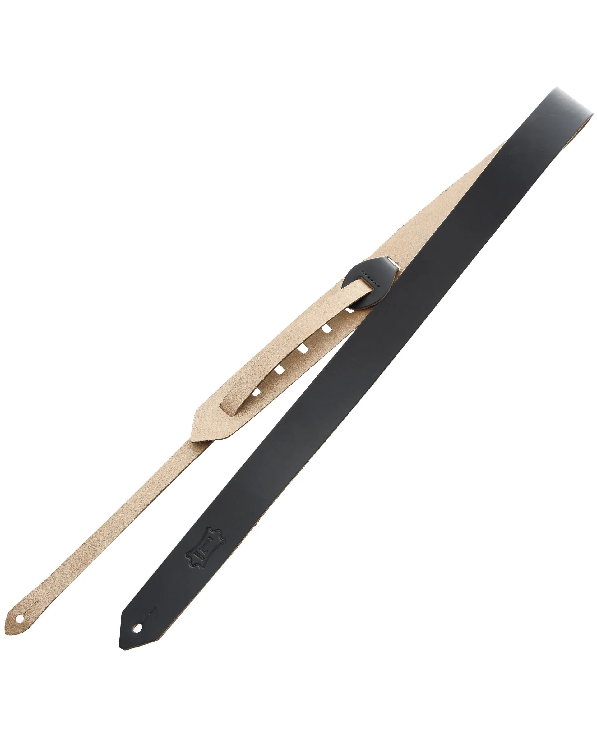 Levy Narrow Leather Guitar Strap - Image 2