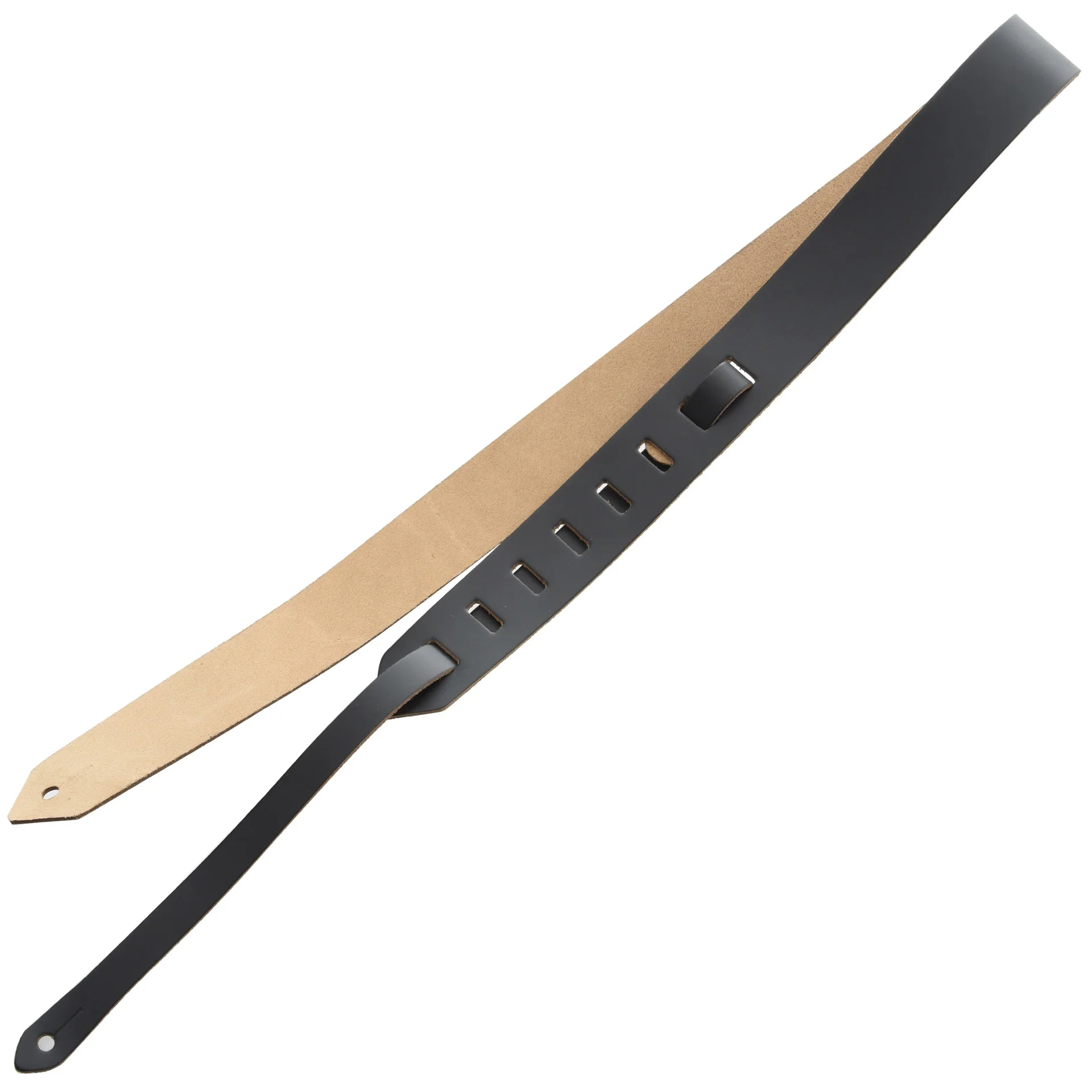 Levy Narrow Leather Guitar Strap - Image 3