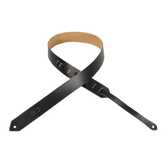 Levy Narrow Leather Guitar Strap - Image 4