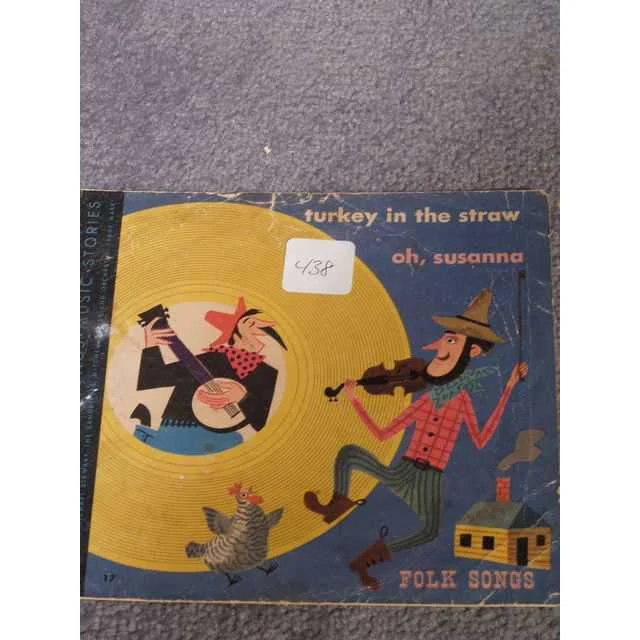 Little Golden Records Sleeve Only (No Record) Featuring Turkey in the Straw and Oh, Susanna - Image 2