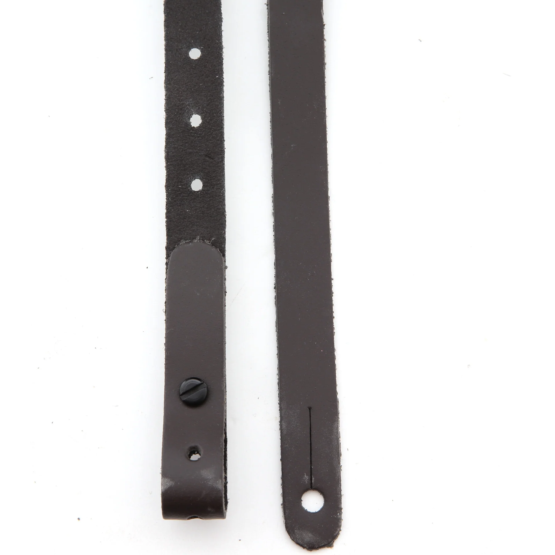 LM Leather Mandolin Strap, Brown - Image 4