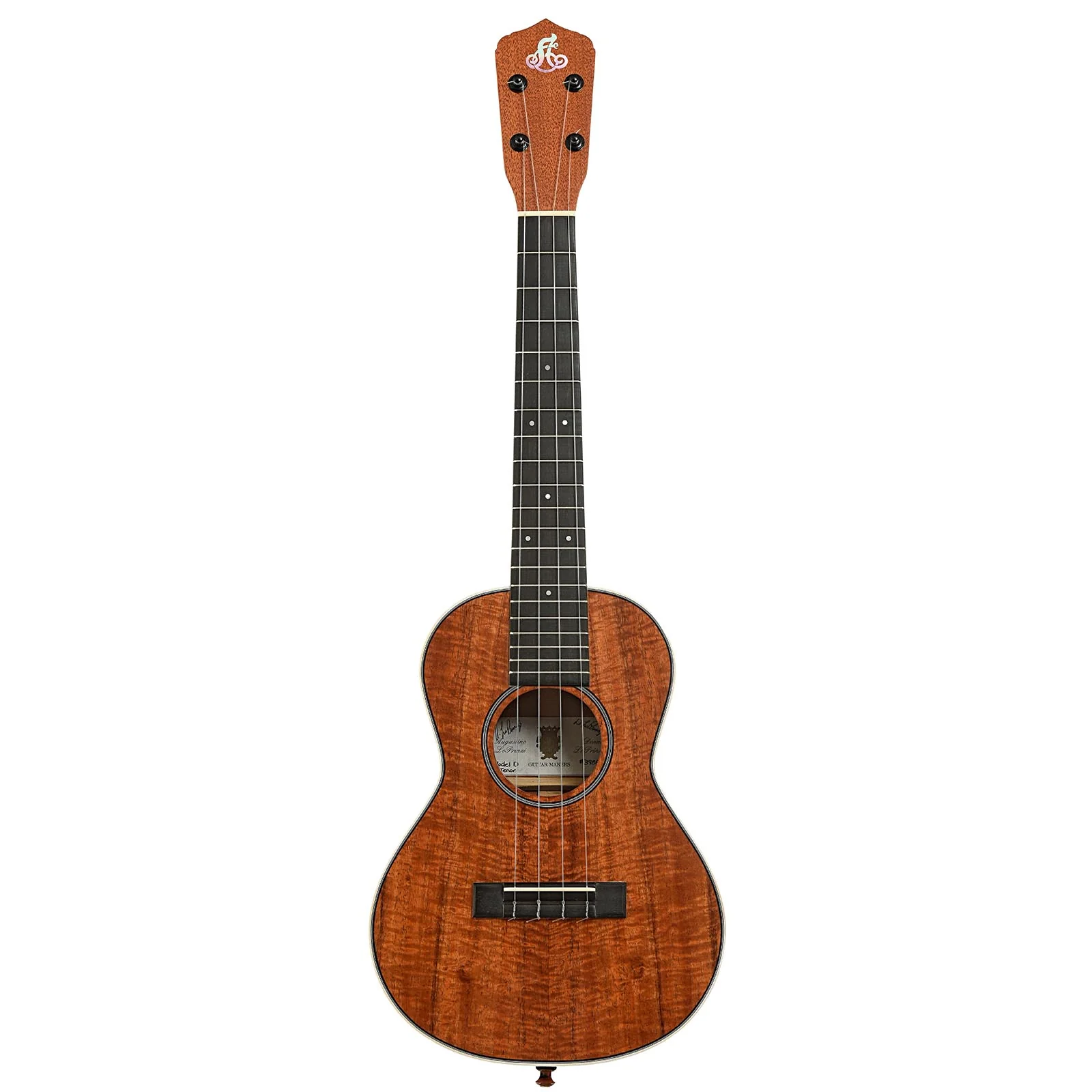 LoPrinzi Model D Koa Tenor Ukulele (2000s) - Image 14