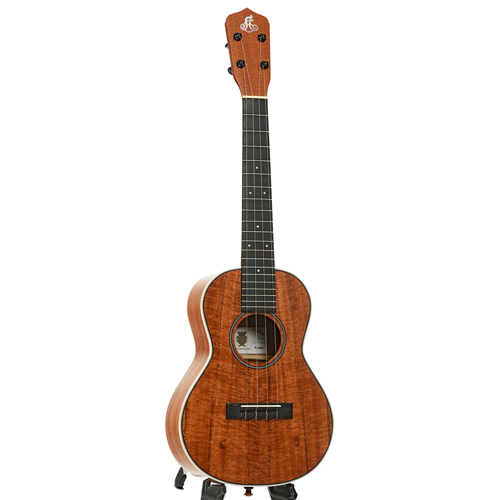 LoPrinzi Model D Koa Tenor Ukulele (2000s) - Image 3