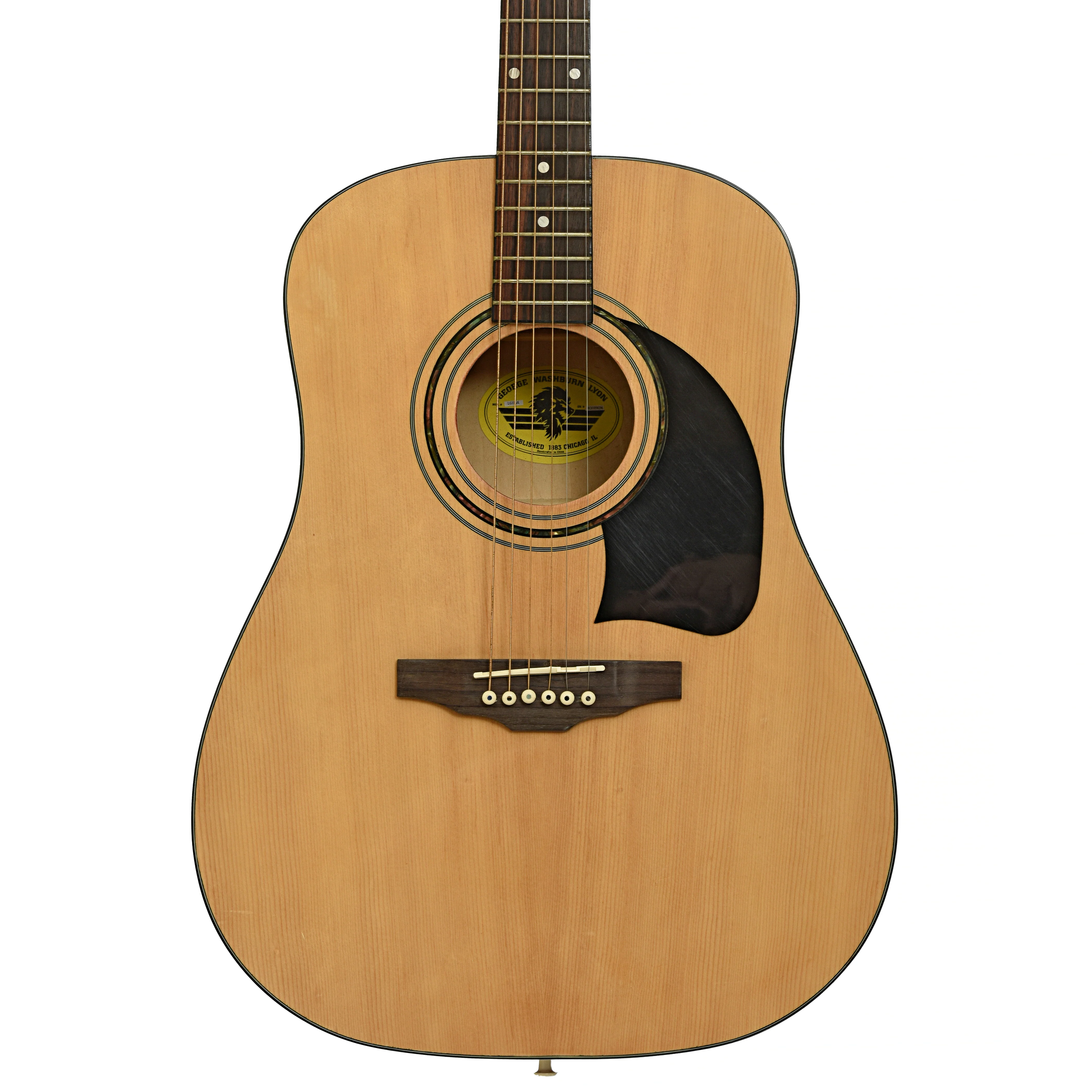 Lyon by Washburn Dreadnought Acoustic Guitar (Recent) - Image 2