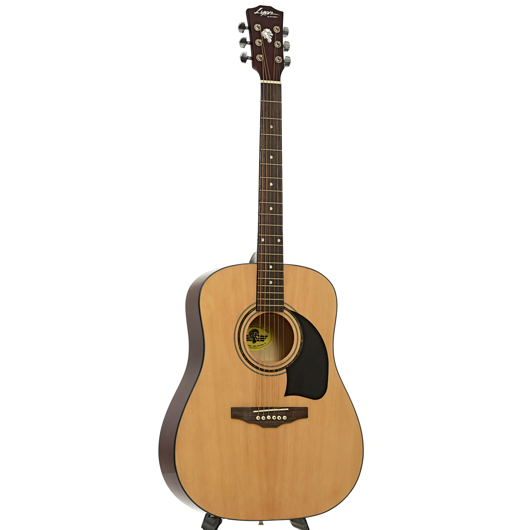 Lyon by Washburn Dreadnought Acoustic Guitar (Recent) - Image 3