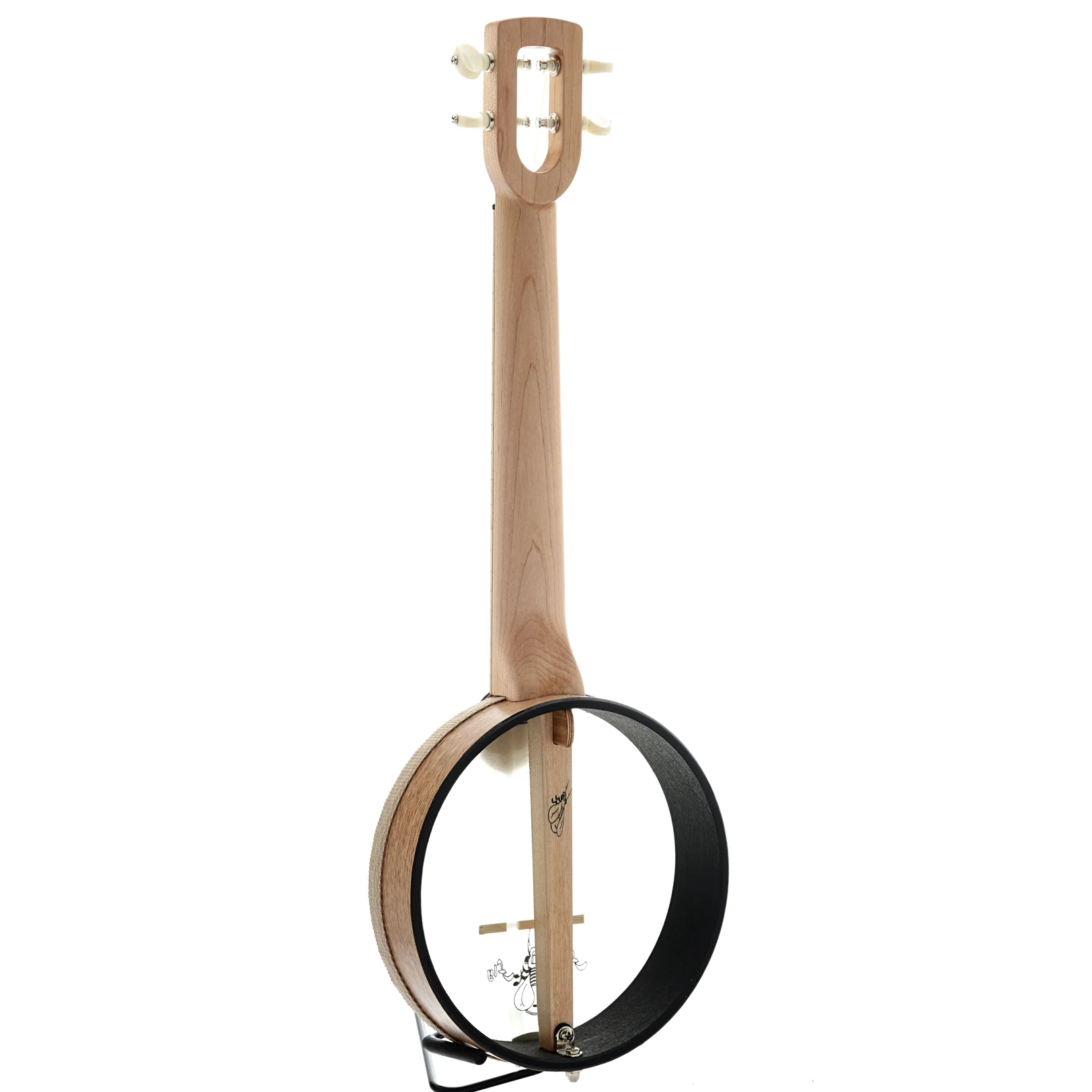 Magic Fluke Company Firefly Concert Banjo Uke, Maple, with Cinch Sack - Image 10