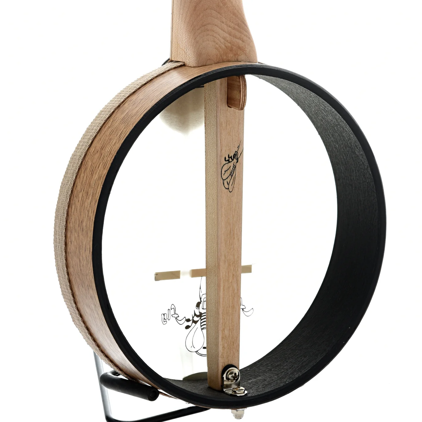 Magic Fluke Company Firefly Concert Banjo Uke, Maple, with Cinch Sack - Image 9