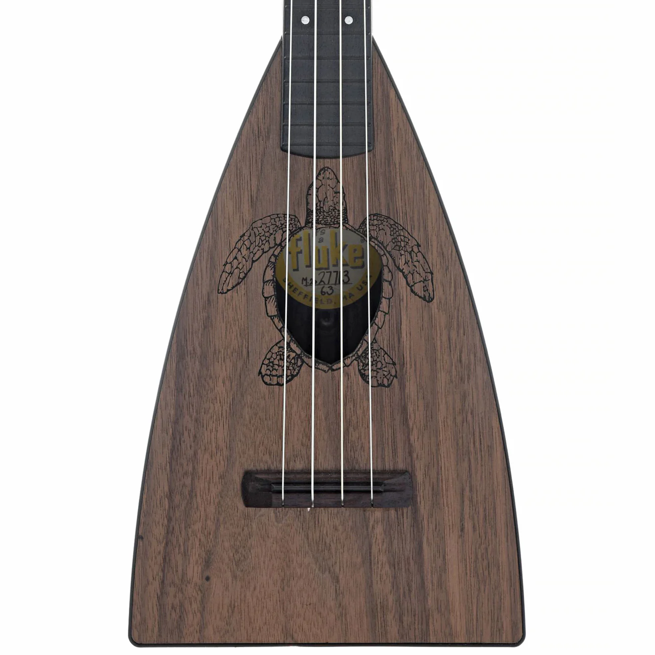 Magic Fluke Company Fluke Ukulele, Tenor, Honu Turtle Design with Cinch Sack - Image 2