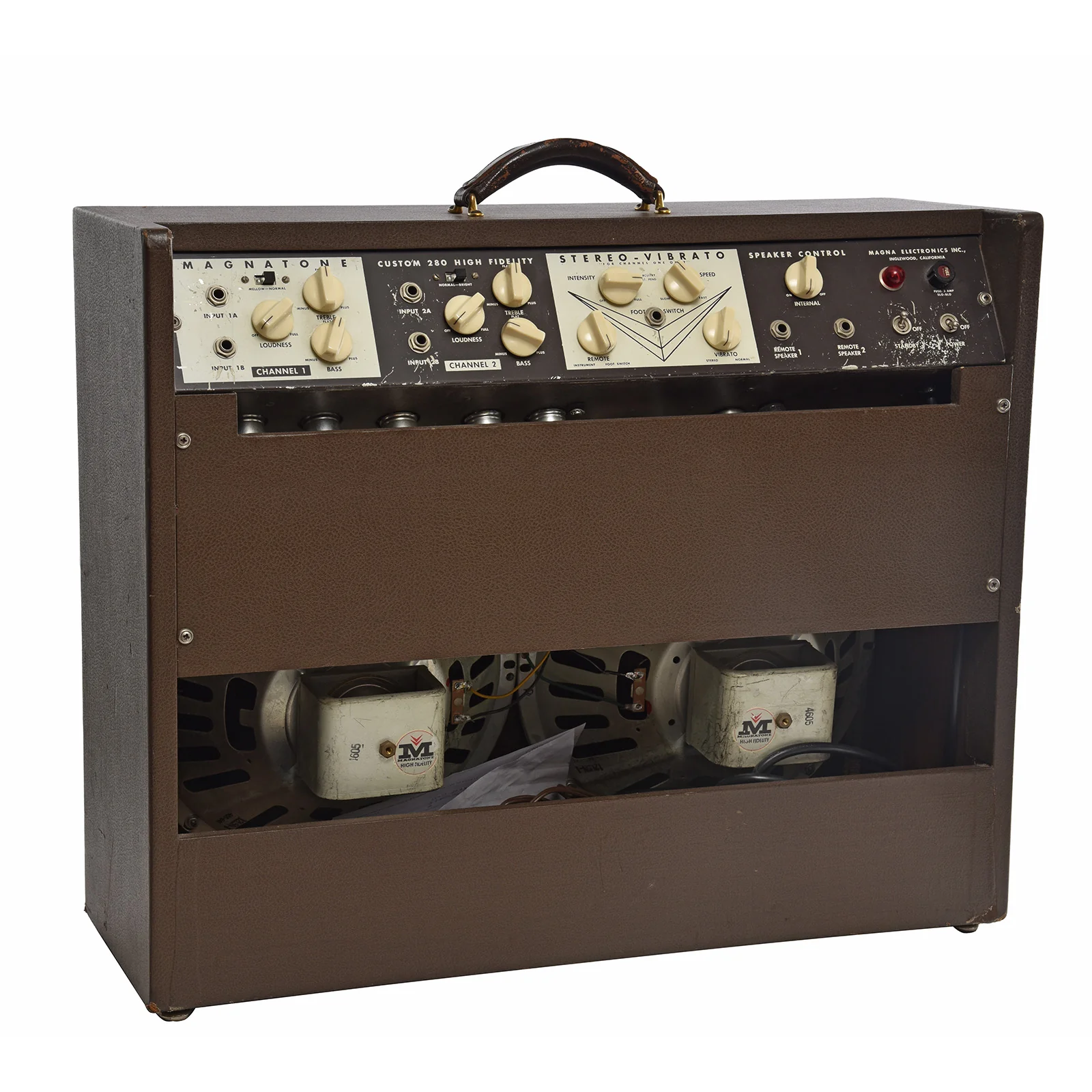 Magnatone Custom 280 Combo Amp (1958) - Image 3