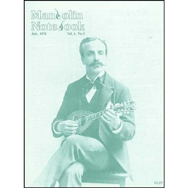 Mandolin Notebook V1, #5, 1978 - Image 2