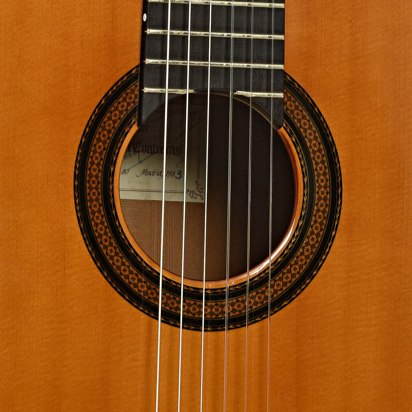 Manuel Contreras Double Top Classical Guitar (1983) - Image 6
