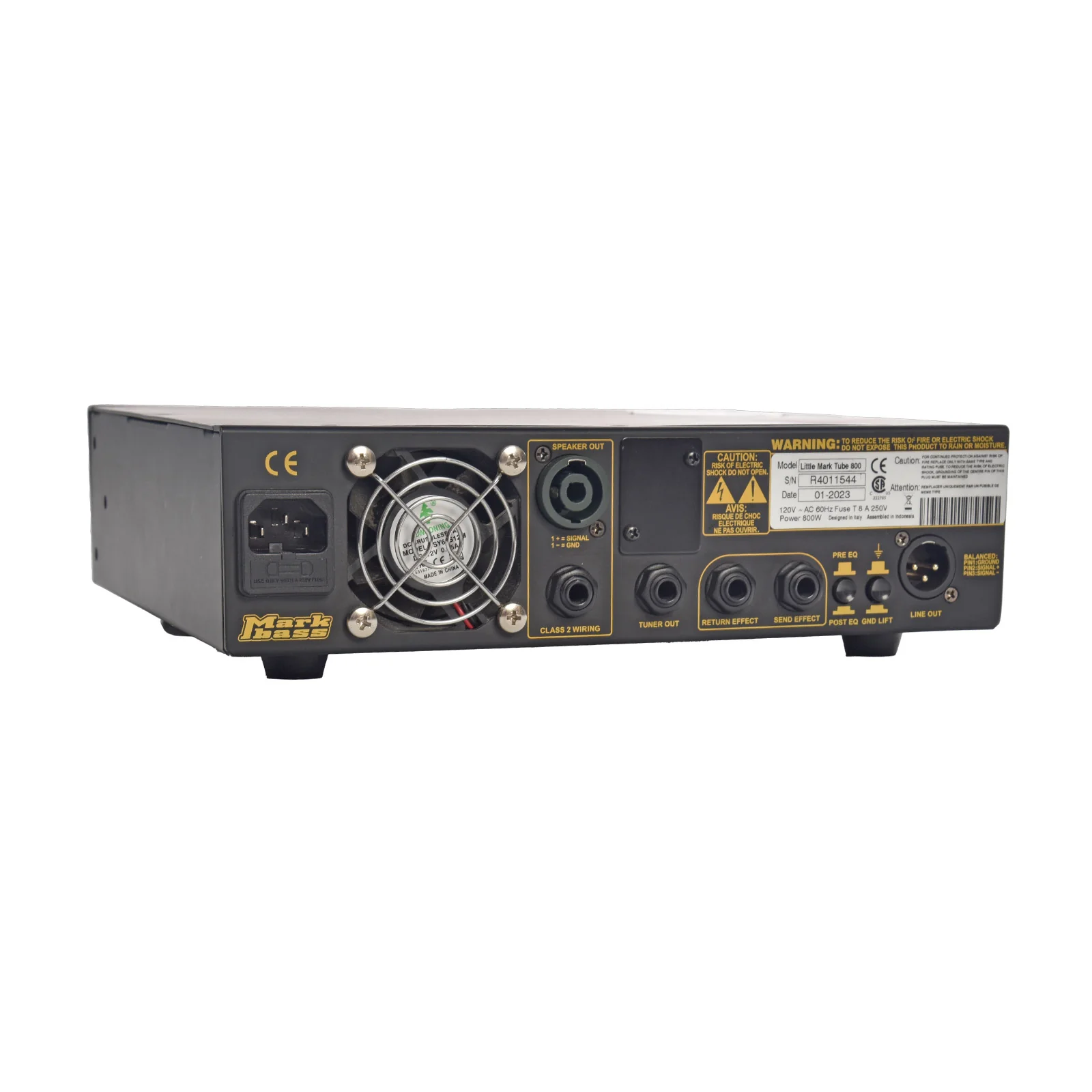 Mark Bass Little Mark Tube 800 Bass Head (recent) - Image 3