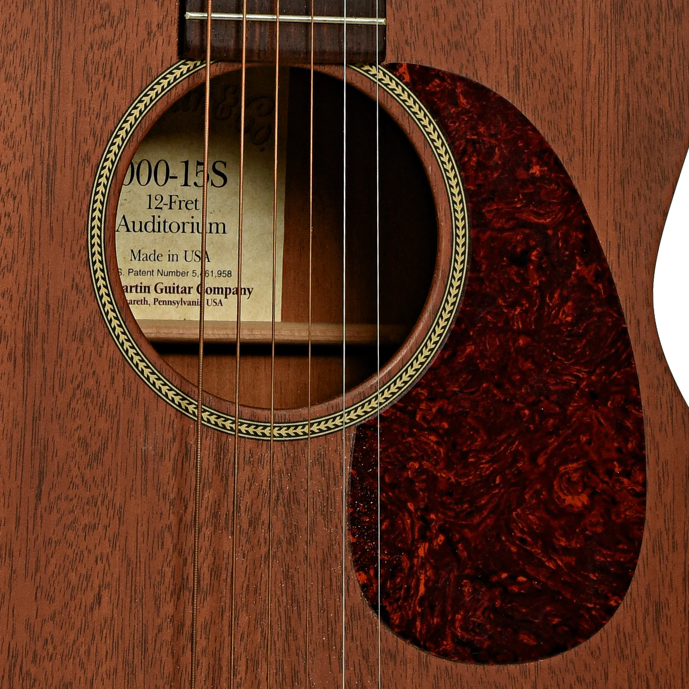 Martin 000-15S Auditorium Acoustic Guitar (2002) - Image 6