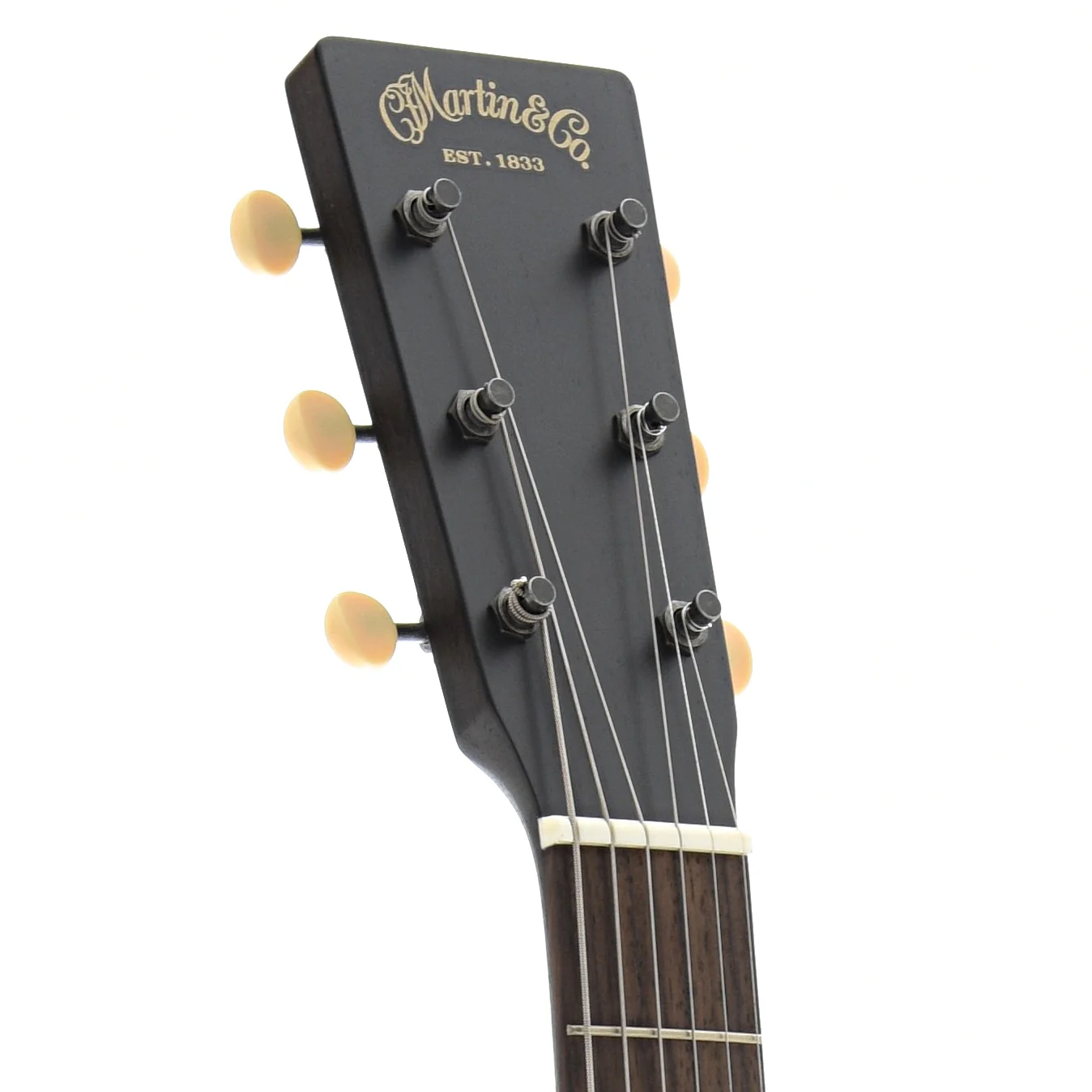 Martin 000-17E Black Smoke Guitar with Pickup & Gigbag - Image 8