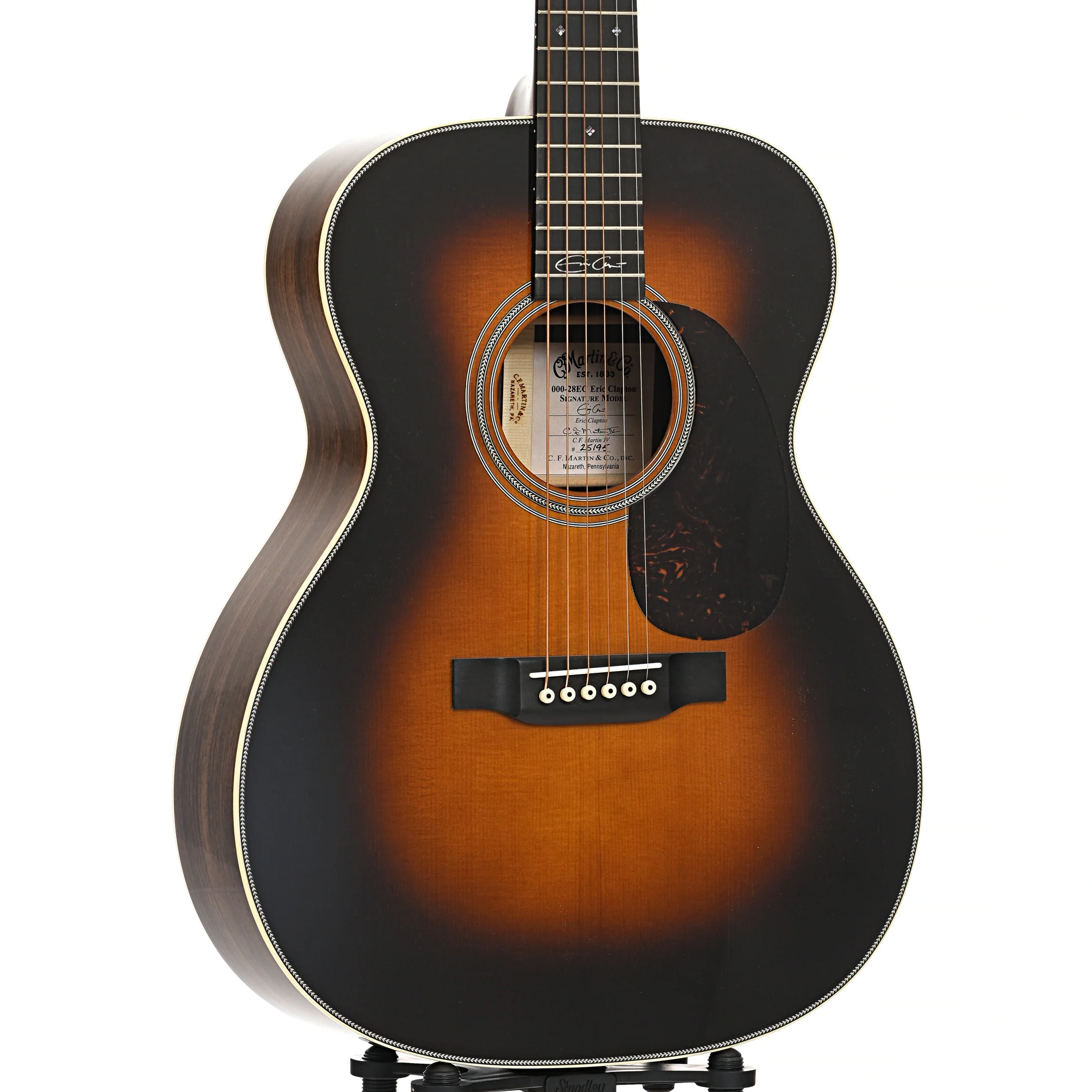 Martin 000-28EC Sunburst Eric Clapton Model & Case - Image 4