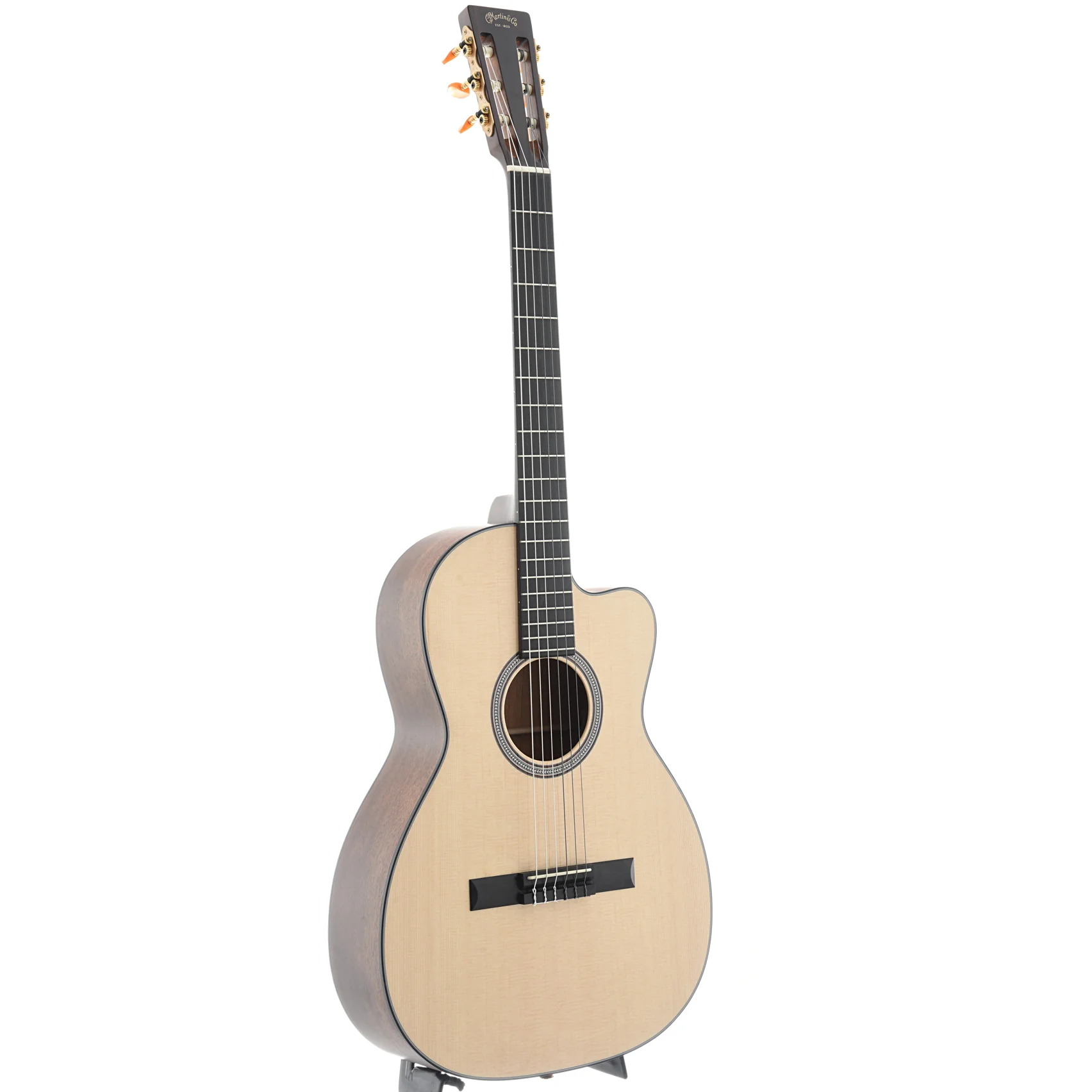 Martin 000C12-16E Nylon Guitar & Gigbag, Fishman Matrix VT Enhance Pickup - Image 11
