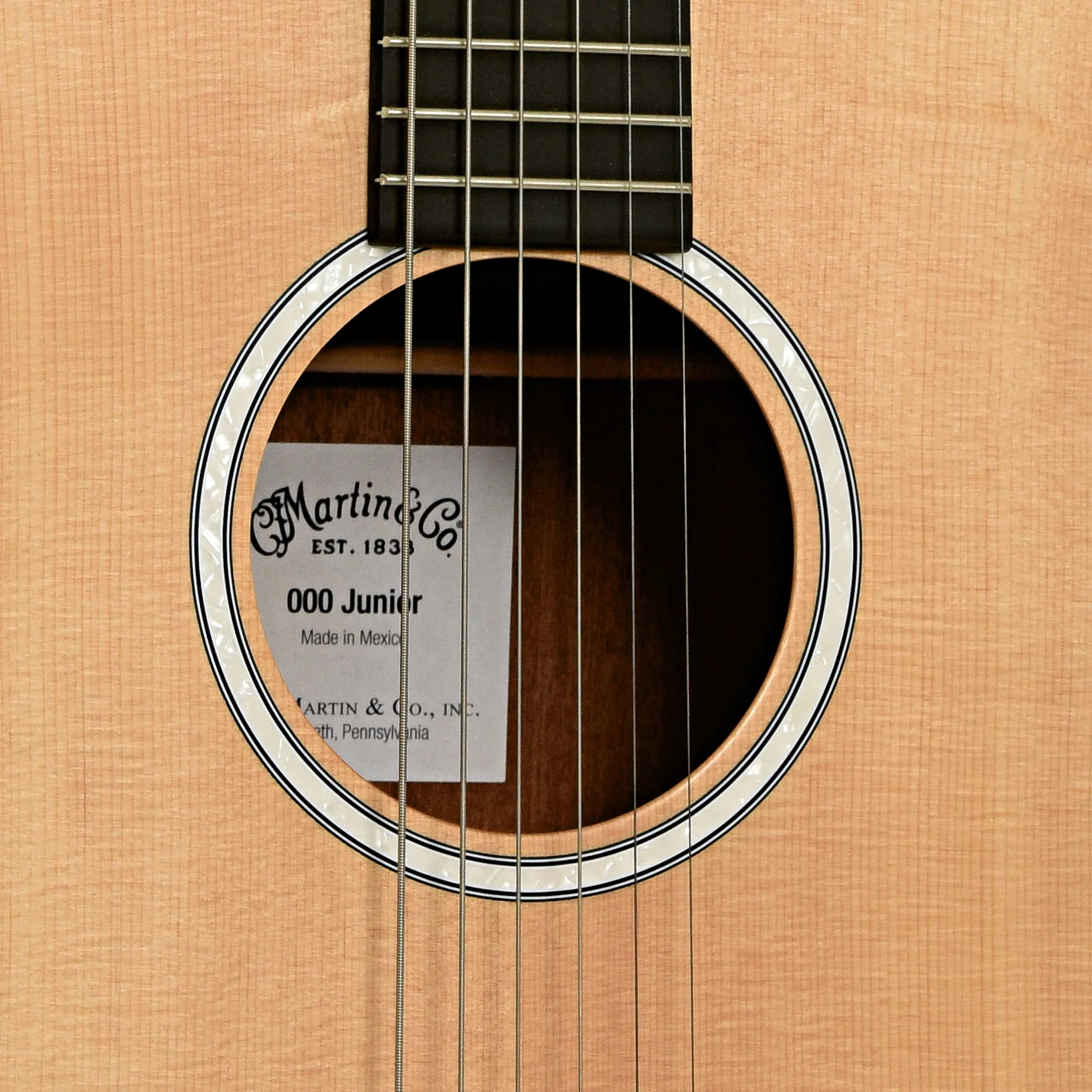 Martin 000Jr-10 Acoustic Guitar & Gigbag (2023) - Image 6