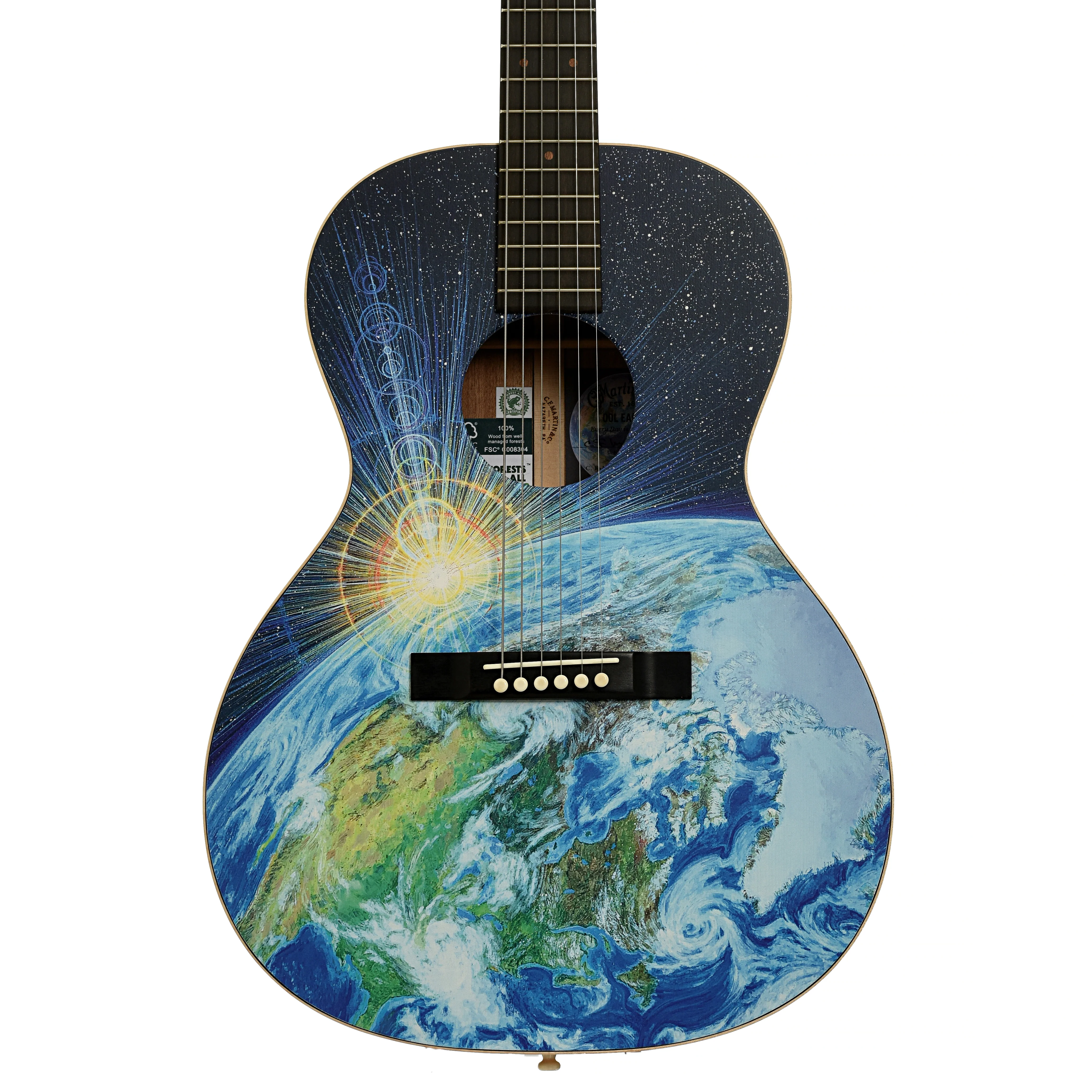 Martin 00L-17 Earth Acoustic Guitar (2021) - Image 2