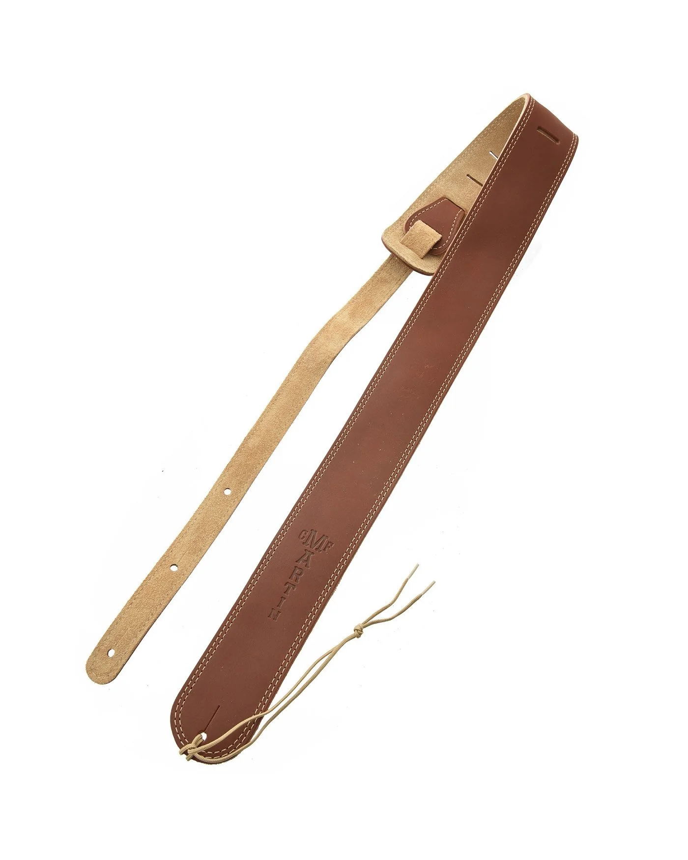 Martin Ball Glove Leather & Suede Strap, Brown - Image 2