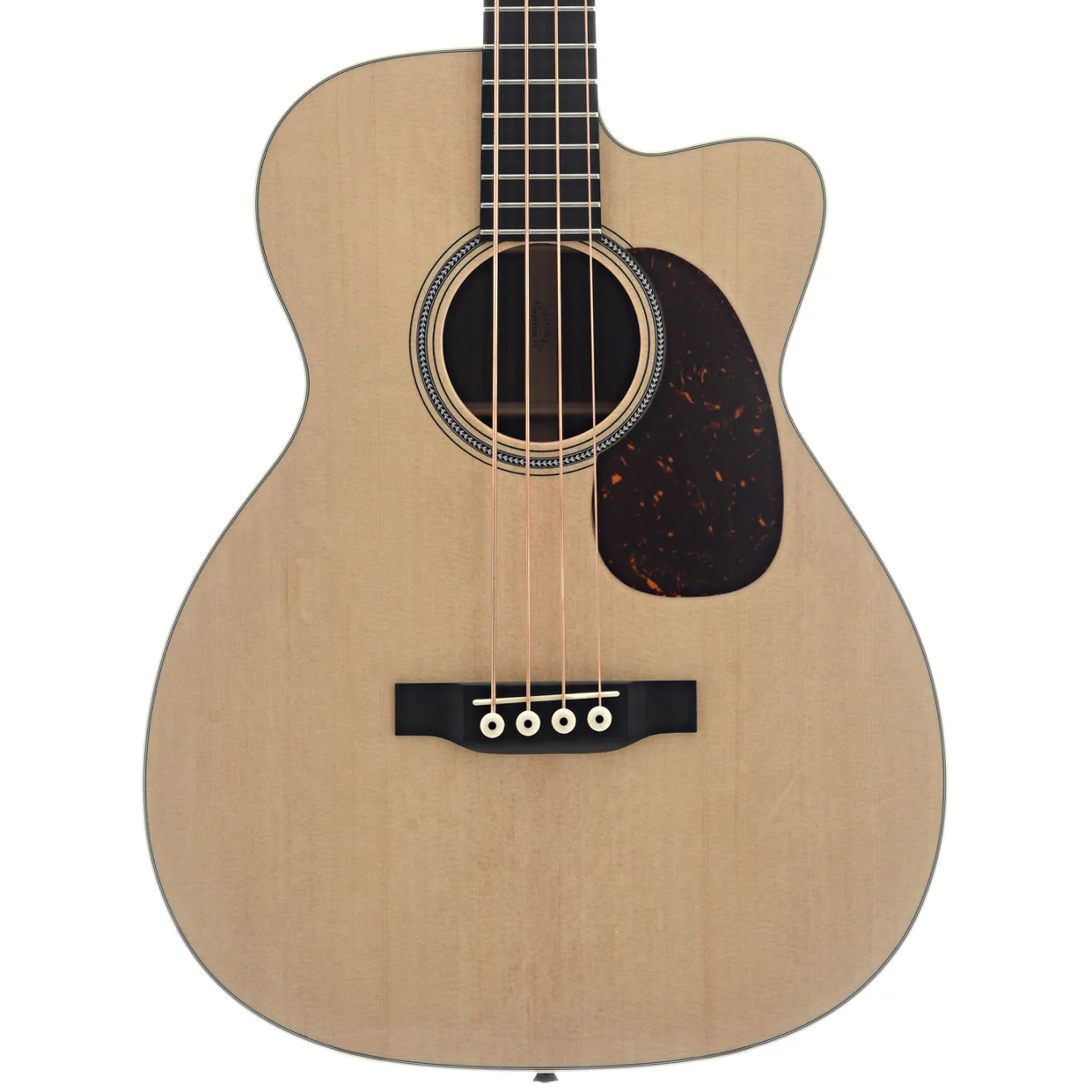 Martin BC-16E Acoustic-Electric Bass Guitar & Gigbag, Fishman Matrix VT Enhance Pickup - Image 2