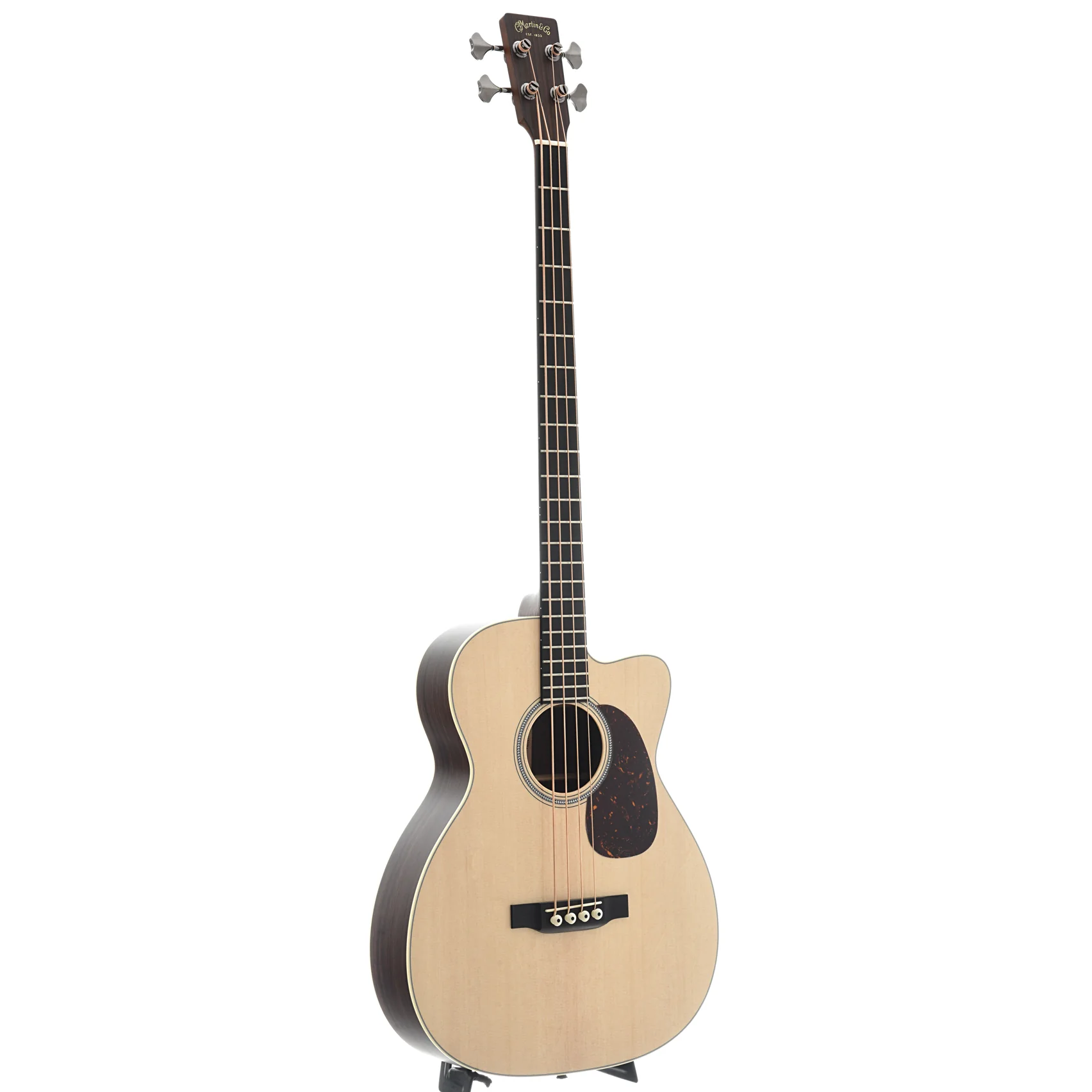 Martin BC-16E Acoustic-Electric Bass Guitar & Gigbag, Fishman Matrix VT Enhance Pickup - Image 4