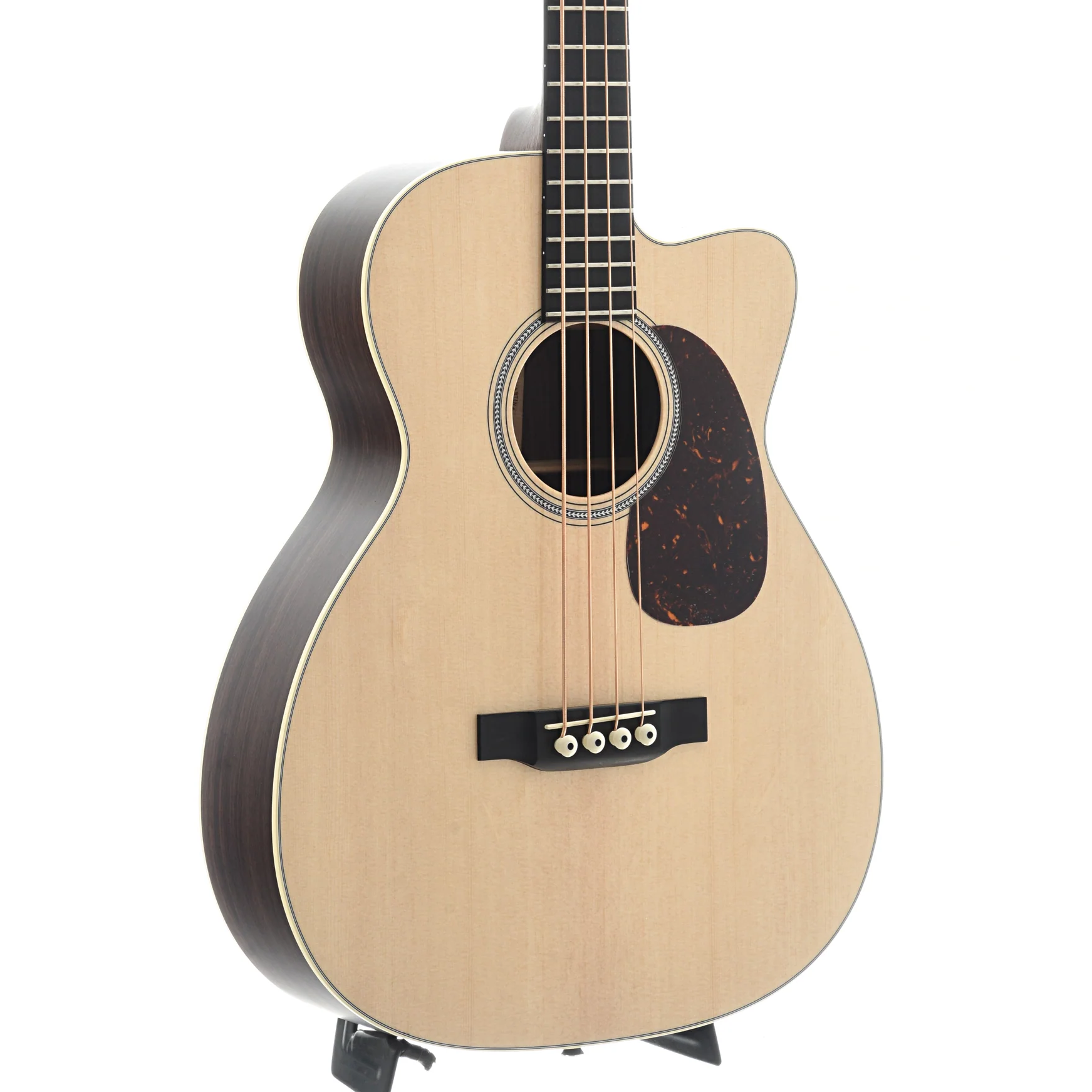 Martin BC-16E Acoustic-Electric Bass Guitar & Gigbag, Fishman Matrix VT Enhance Pickup - Image 5