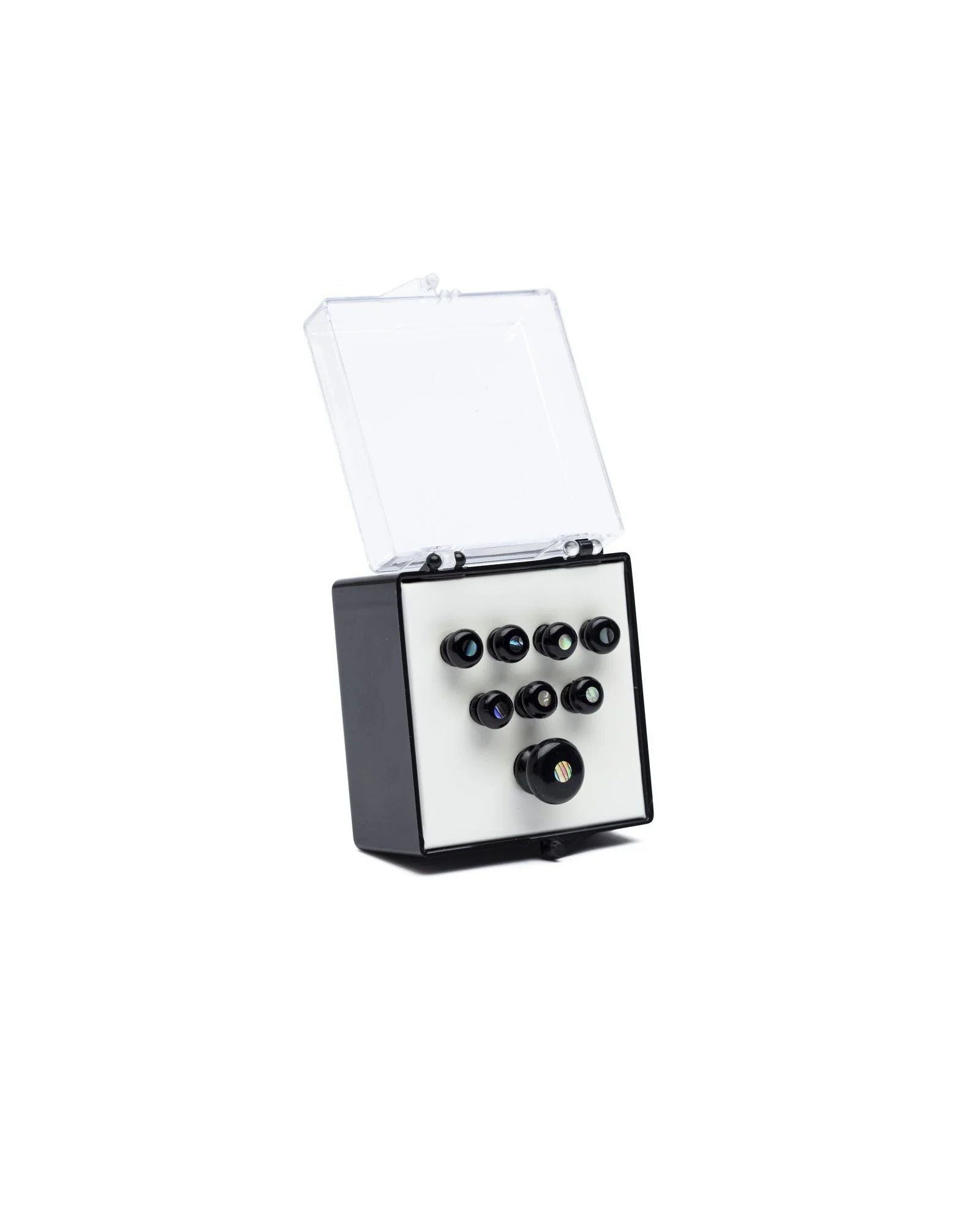 Martin Bridge Pin Set, Black with Abalone Dot - Image 2
