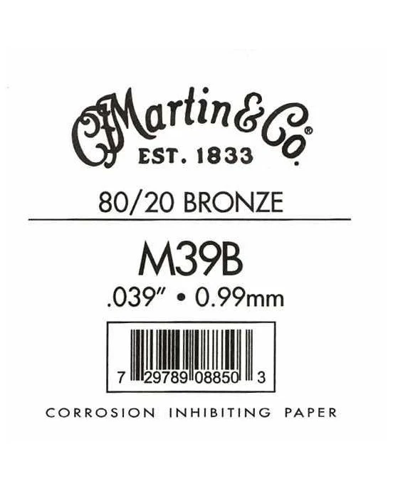 Martin Bronze Wound Ball End Single String .039 - Image 2