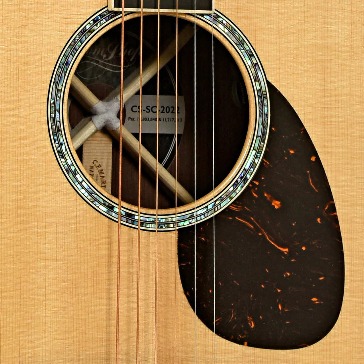 Martin Custom Shop CS-SC-2022 Acoustic-Electric Guitar (2022) - Image 6