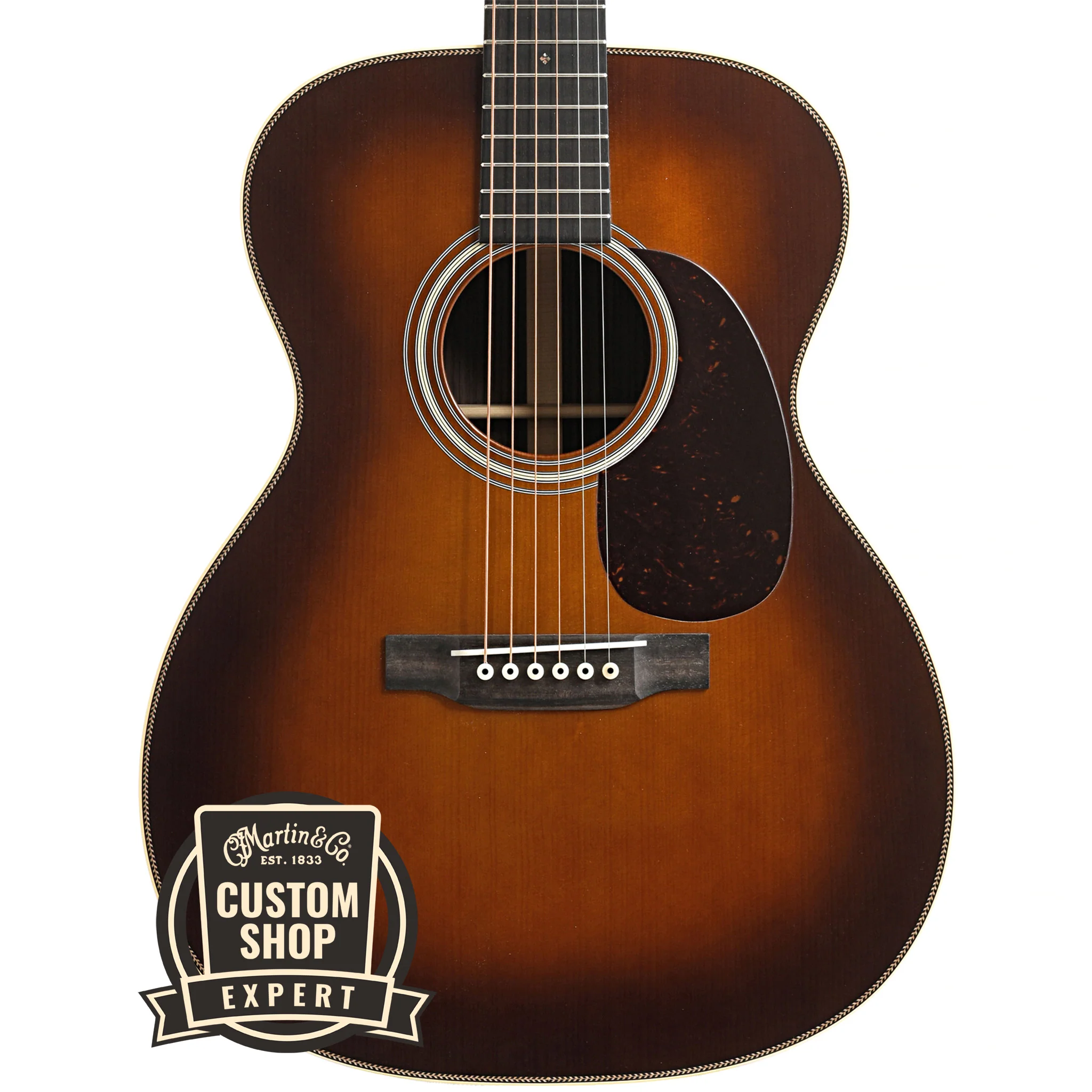 Martin Custom 000-28 Authentic 1937 Guitar & Case, Ambertone - Image 2