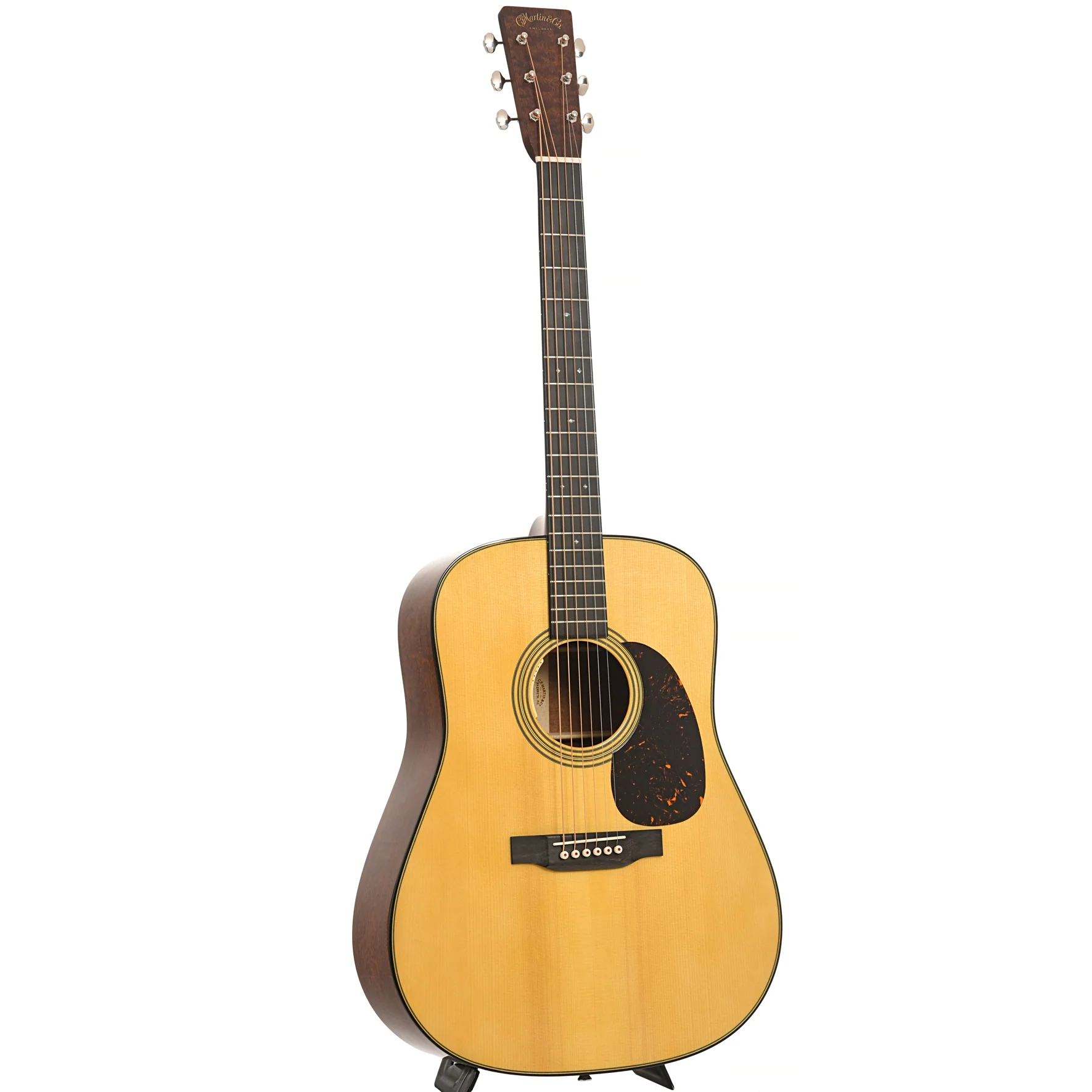 Martin Custom 28-Style Dreadnought Guitar with Pickup & Case - Quilted Sapele & Adirondack Spruce - #2 of 2 - Image 3