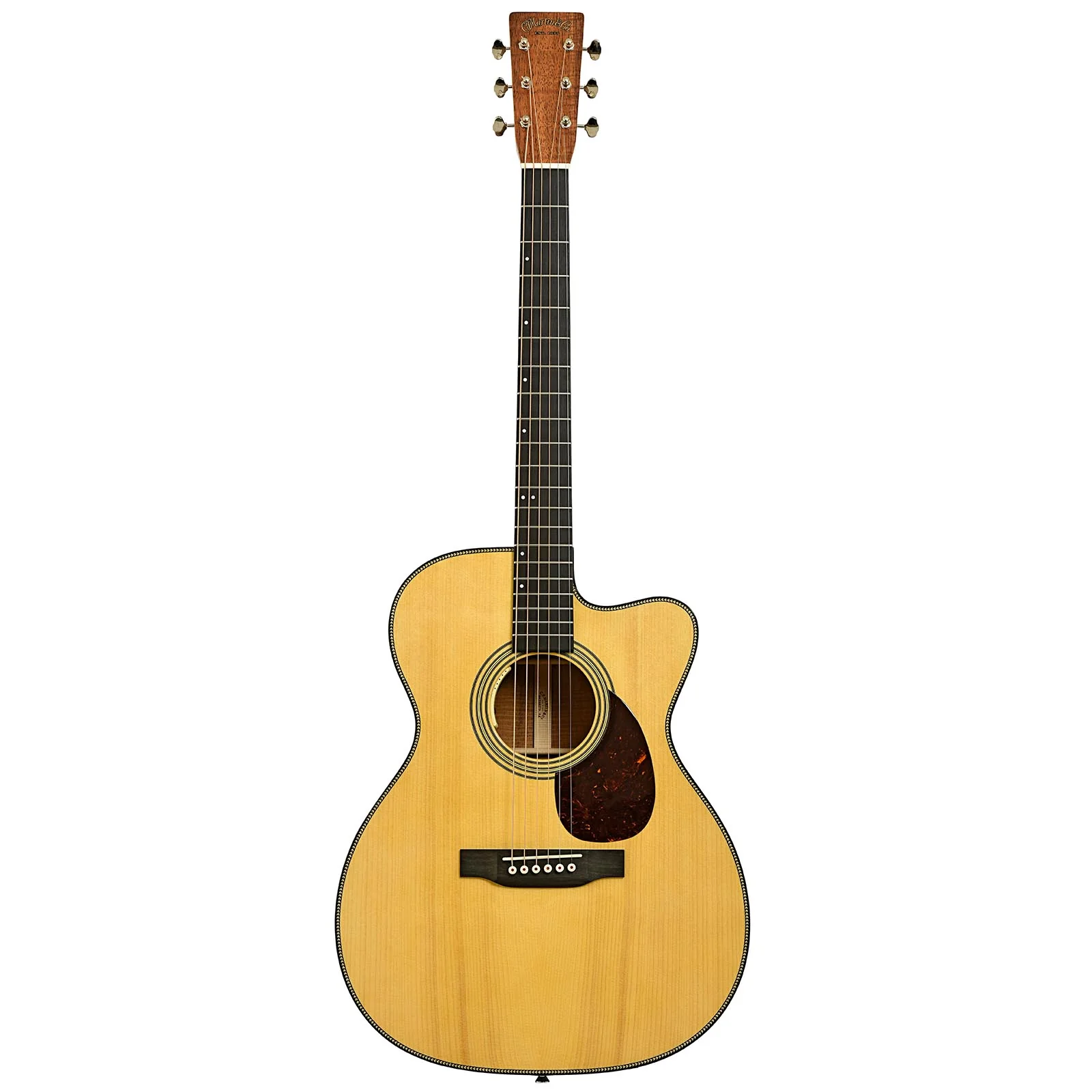 Martin Custom 28-Style OM Cutaway Acoustic-Electric Guitar (2023) - Image 14