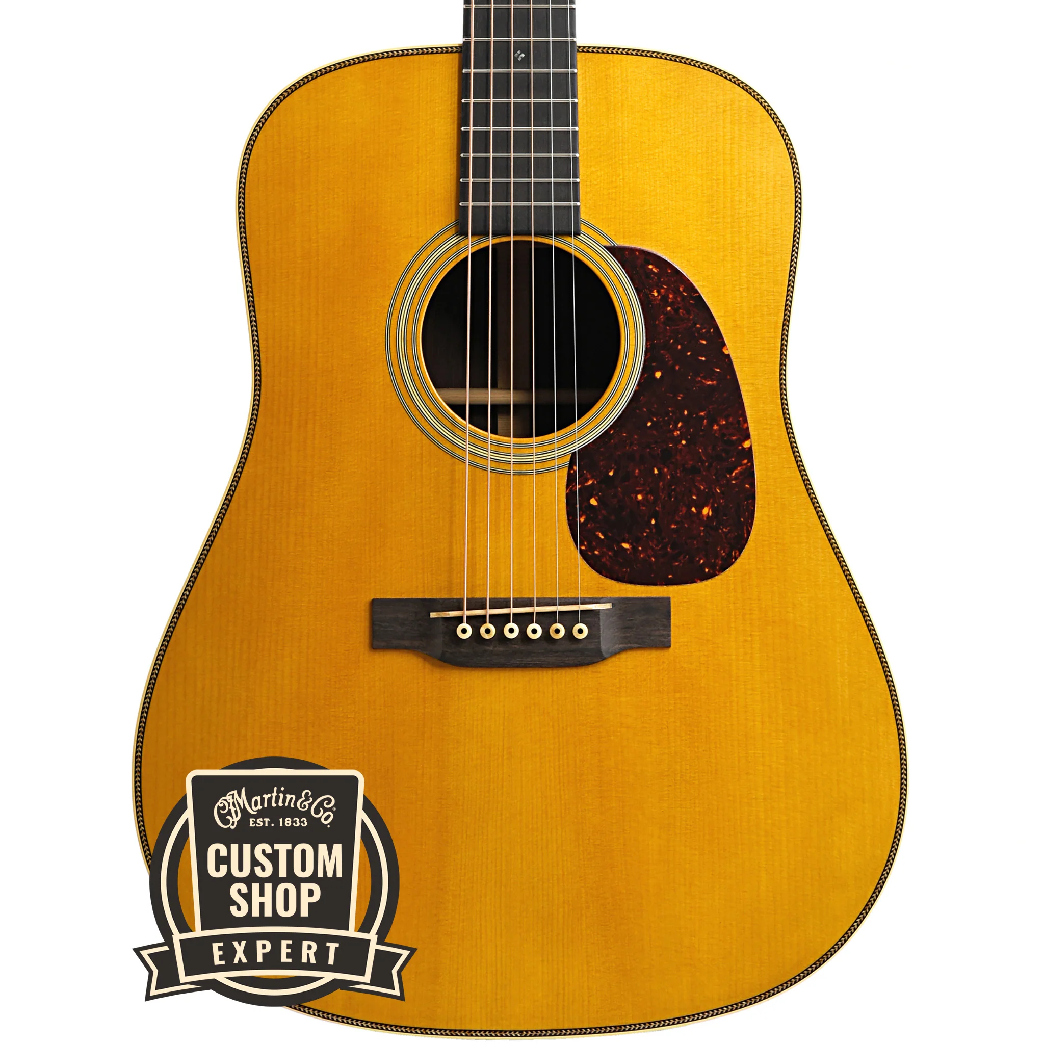 Martin Custom Shop D-28 Authentic 1937 Guitar & Case, Aged - Image 2