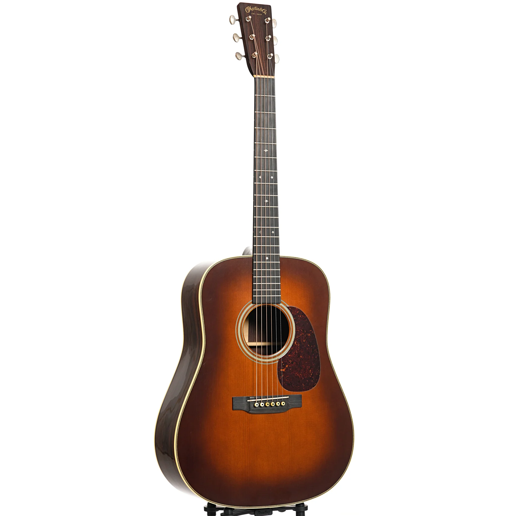 Martin Custom Shop D-28 Authentic 1937 Guitar & Case, Aged Ambertone - Image 5