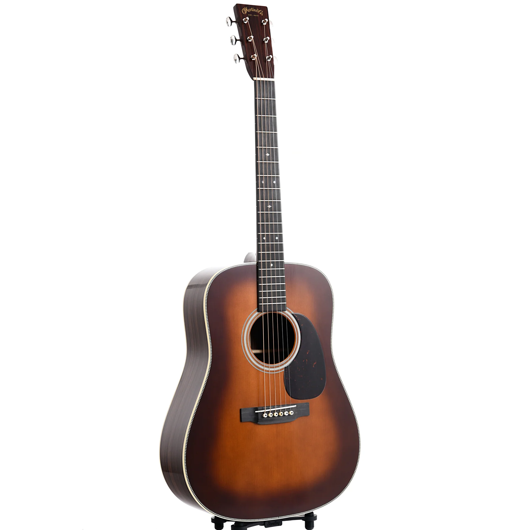 Martin Custom Shop D-28 Authentic 1937 Guitar & Case, Ambertone - Image 3