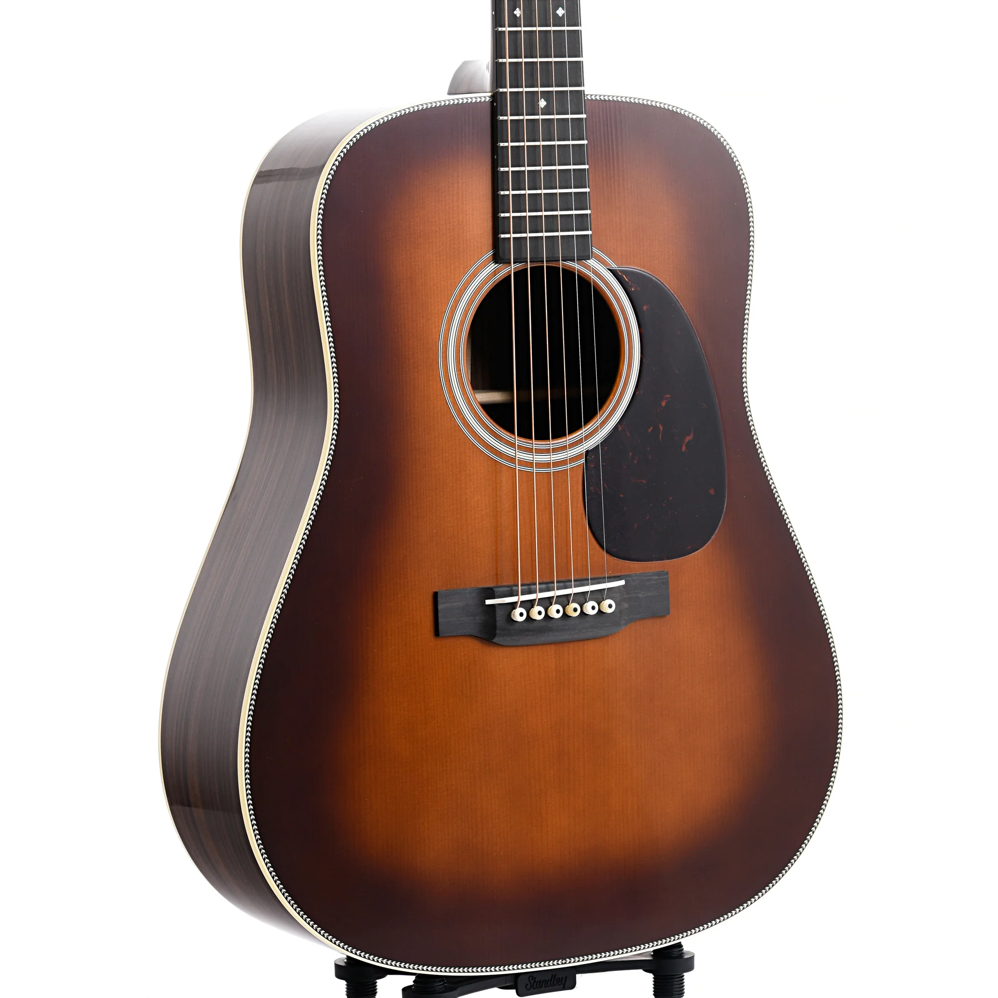 Martin Custom Shop D-28 Authentic 1937 Guitar & Case, Ambertone - Image 4