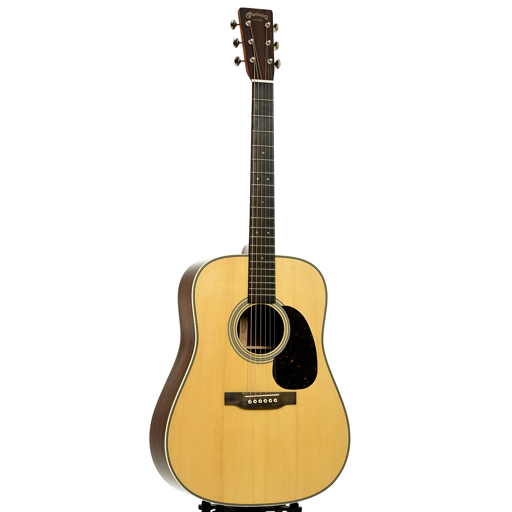 Martin Custom Short Scale 28 Style Dreadnought Guitar & Case, Adirondack Top - Image 3