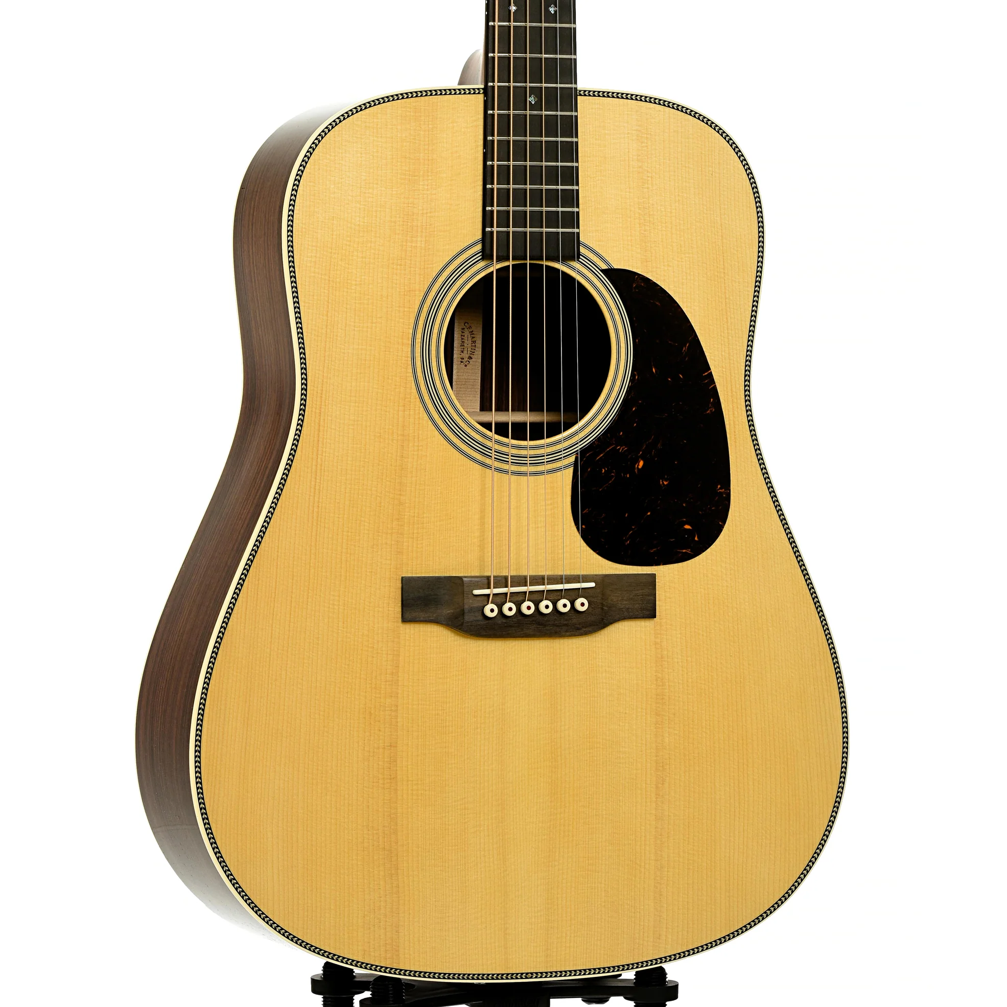 Martin Custom Short Scale 28 Style Dreadnought Guitar & Case, Adirondack Top - Image 4