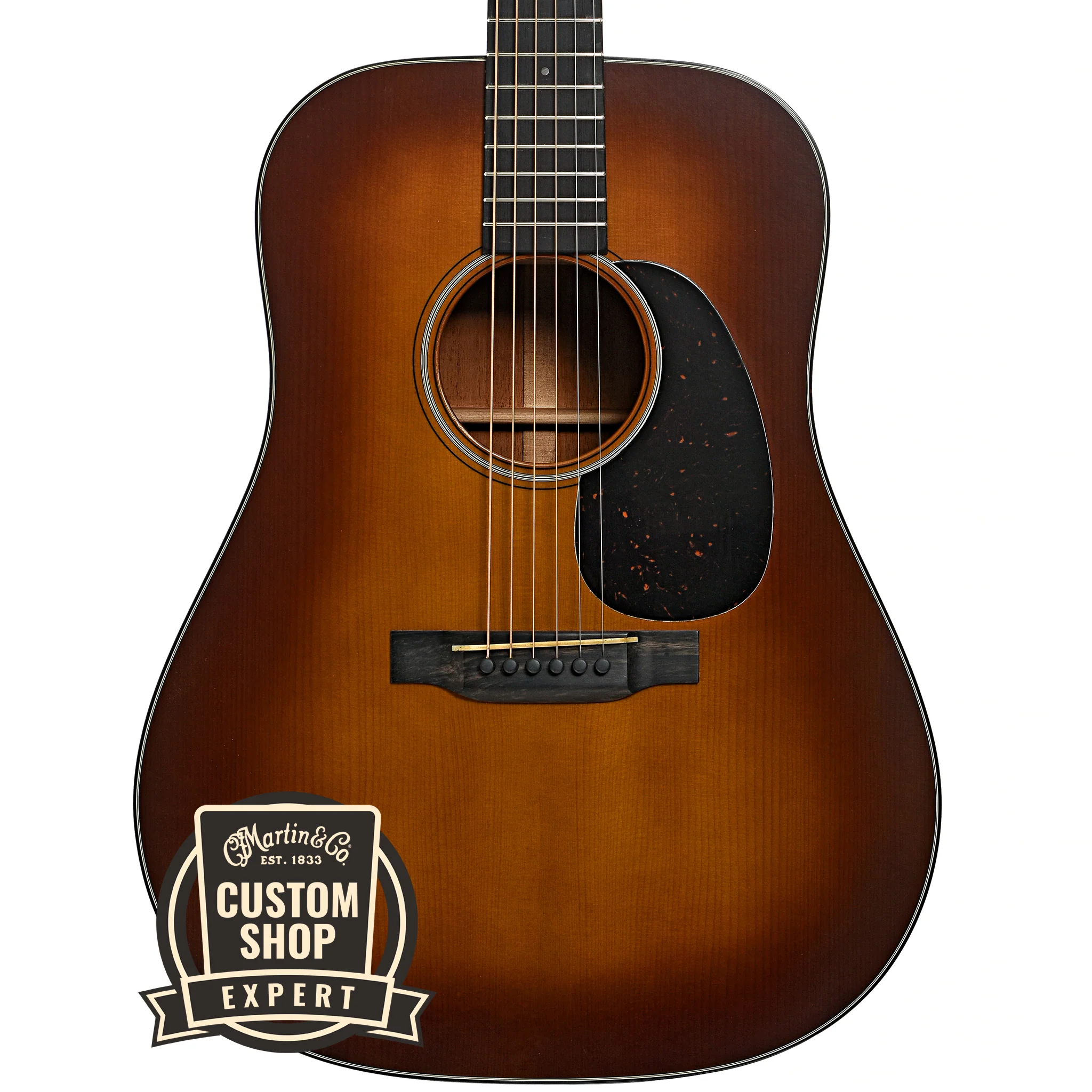 Martin Custom Shop D-18 Authentic 1937 Guitar & Case, Aged Ambertone - Image 2