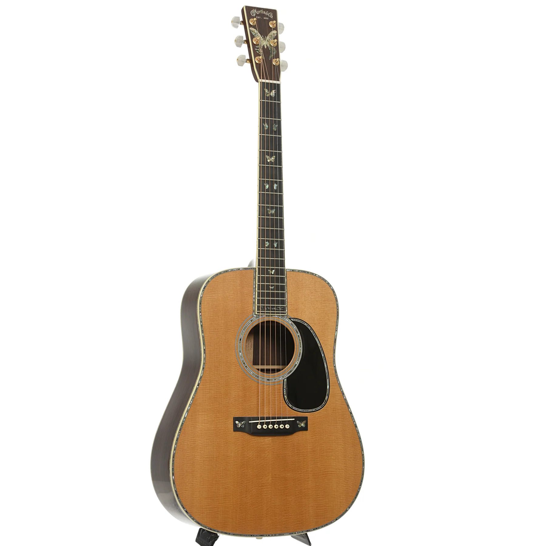 Martin D-45VR Custom Dreadnought Acoustic Guitar (1999) - Image 3