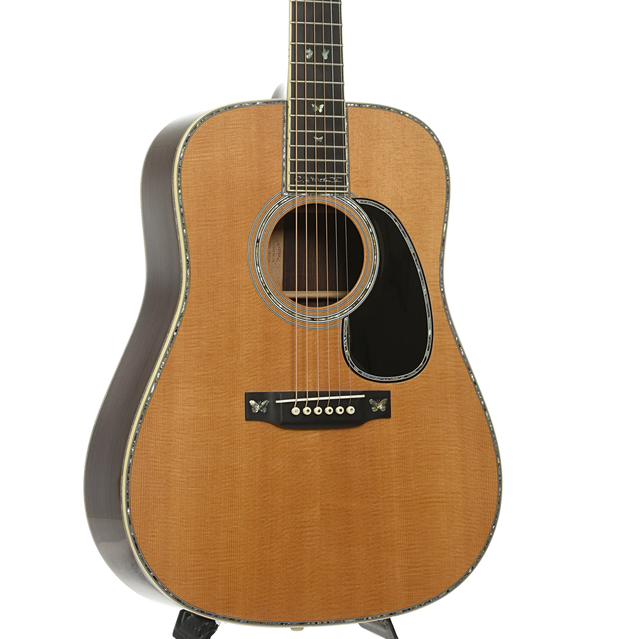 Martin D-45VR Custom Dreadnought Acoustic Guitar (1999) - Image 4