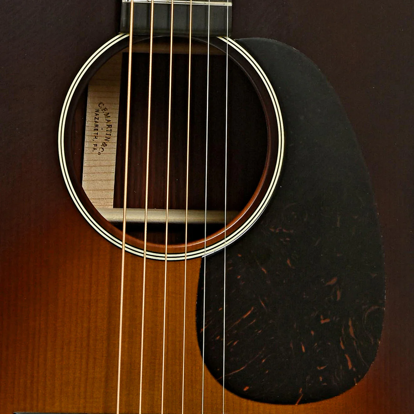 Martin Custom Slope Shoulder Burst Dreadnought Guitar & Case 1 of 2 - Image 6