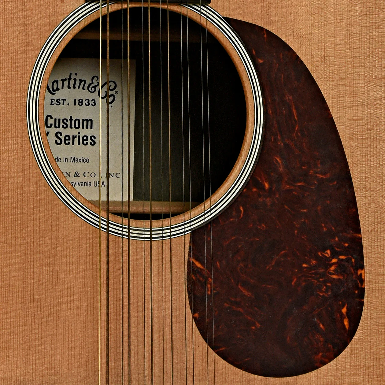 Martin Custom X 12-String Acoustic Guitar (2015) - Image 6