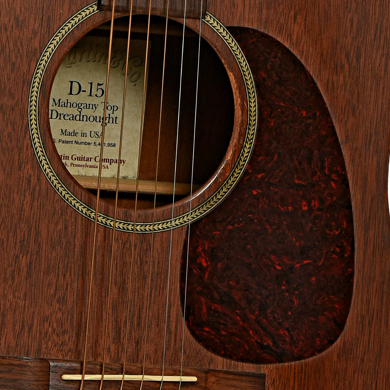 Martin D-15 Acoustic Guitar (2004) - Image 6