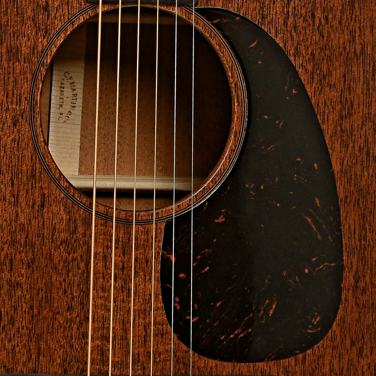 Martin D-17 Acoustic Guitar & Case - Image 6