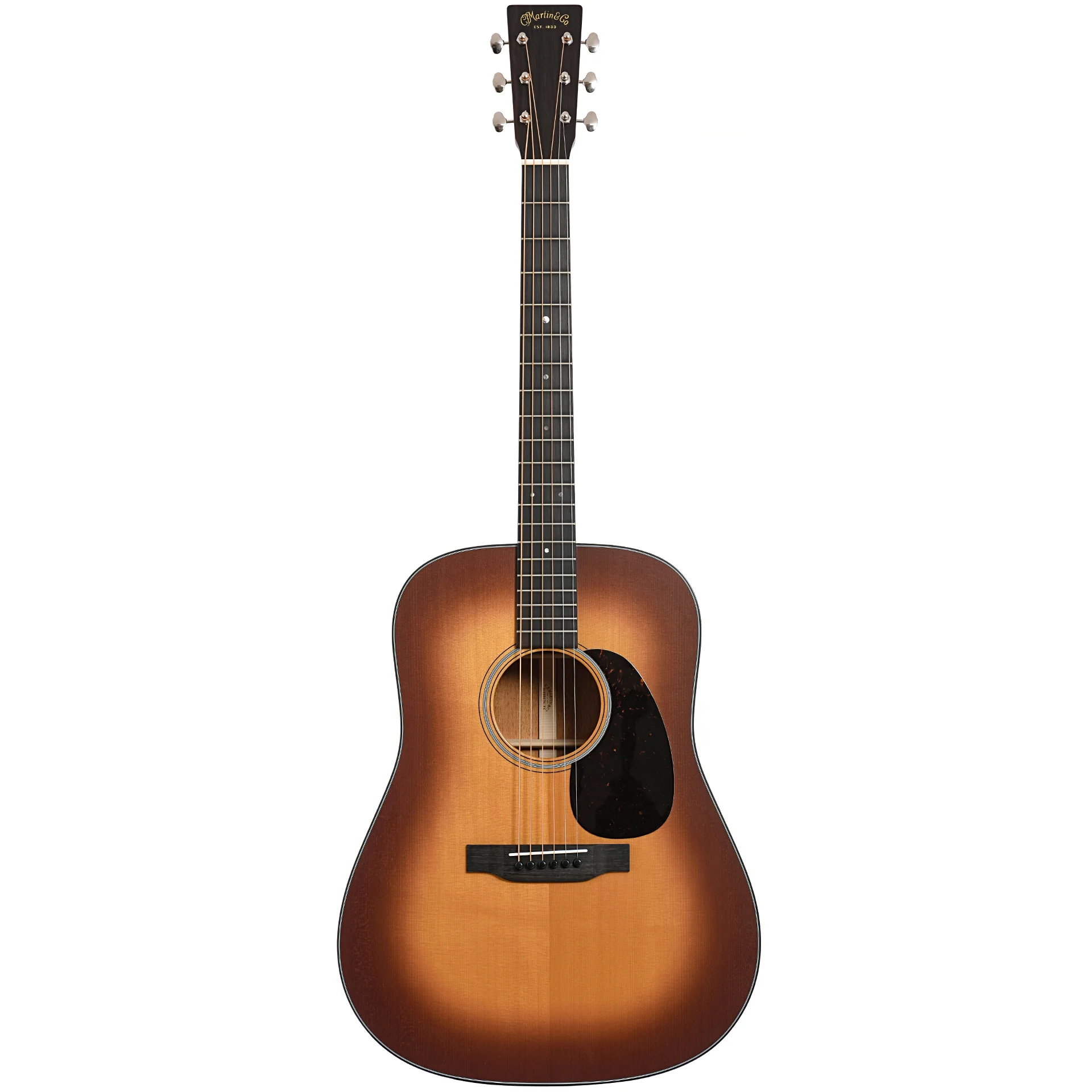 Martin D-18 Satin Acoustic Guitar & Case, Amberburst - Image 15