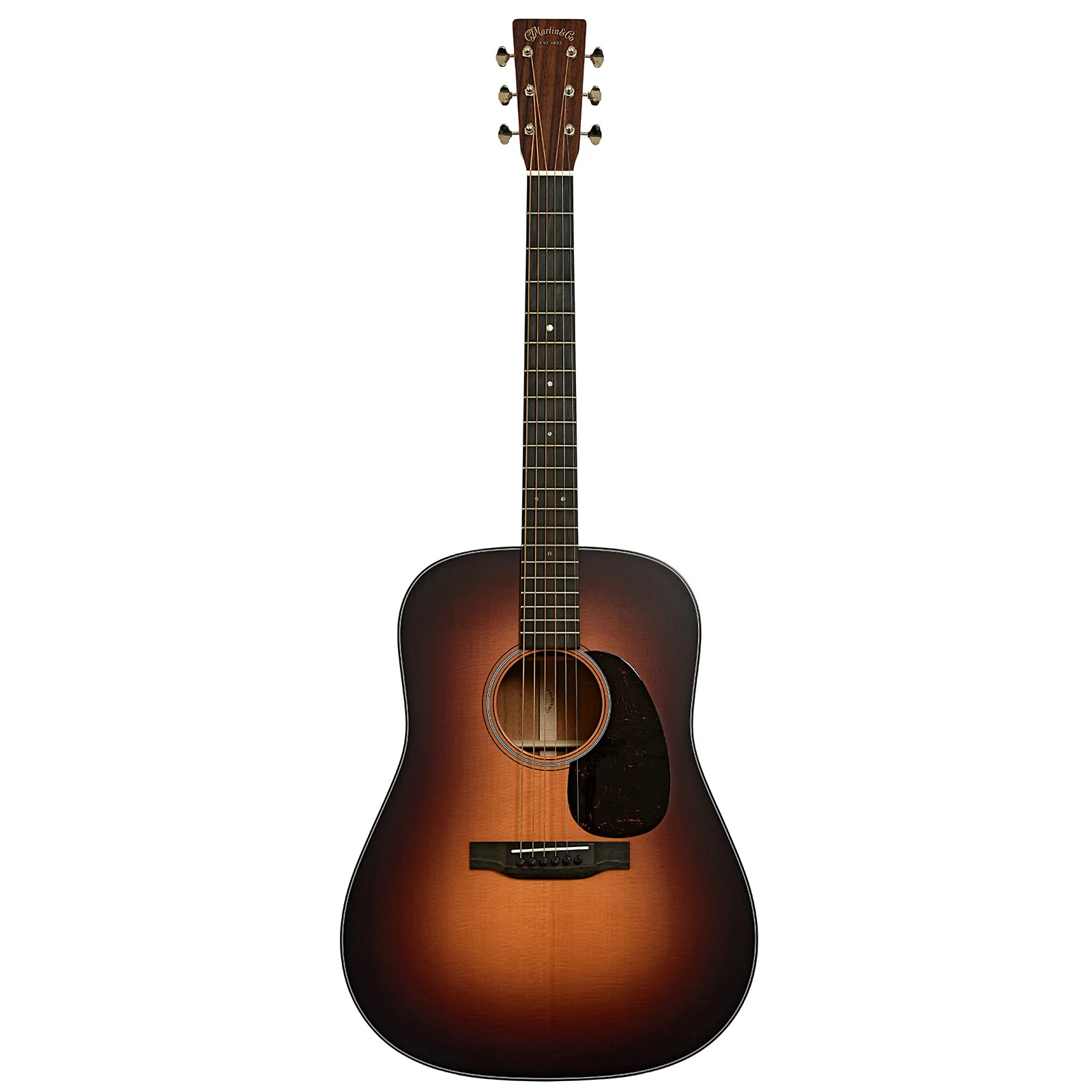 Martin D-18 Satin Sunburst Acoustic Guitar & Case - Image 14