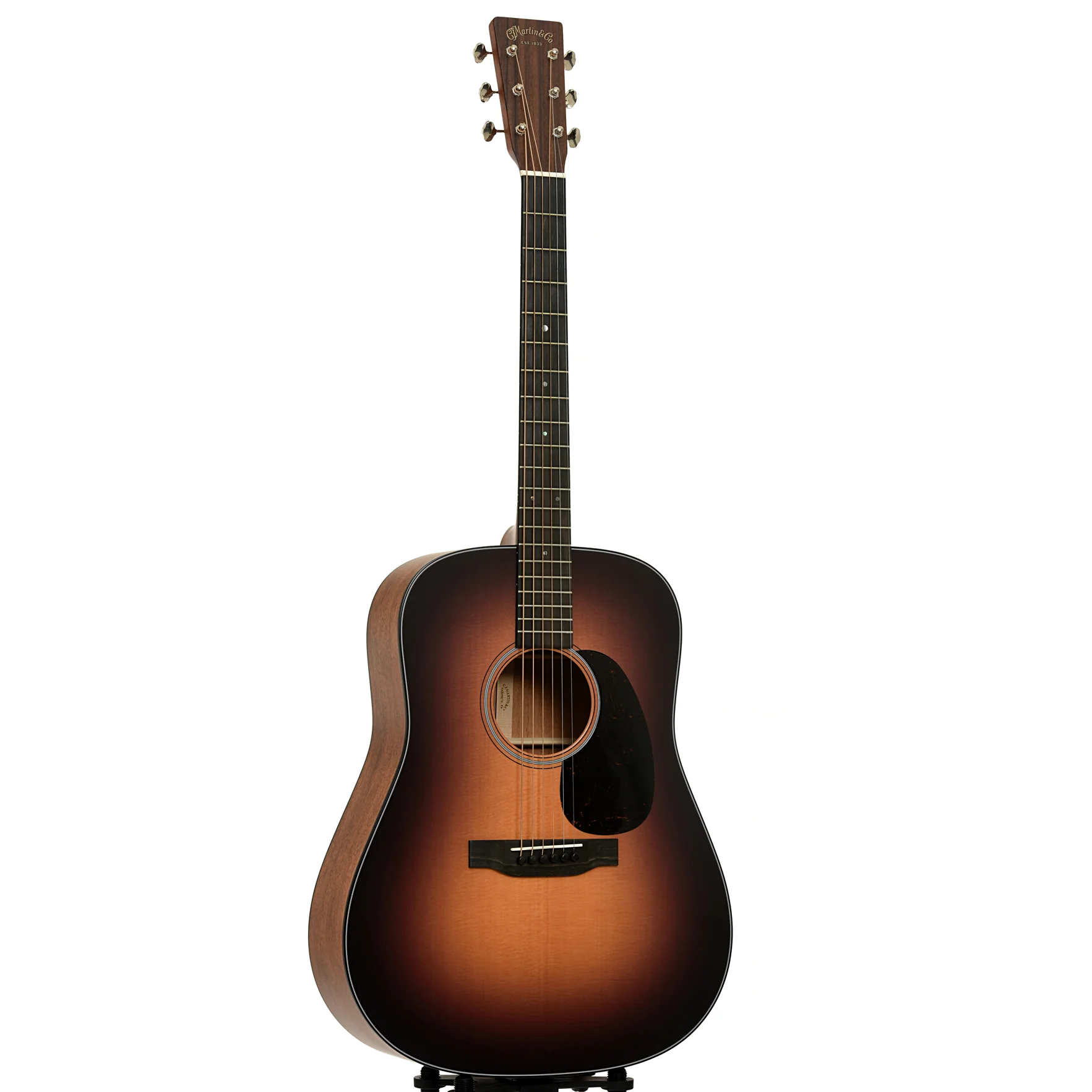 Martin D-18 Satin Sunburst Acoustic Guitar & Case - Image 3